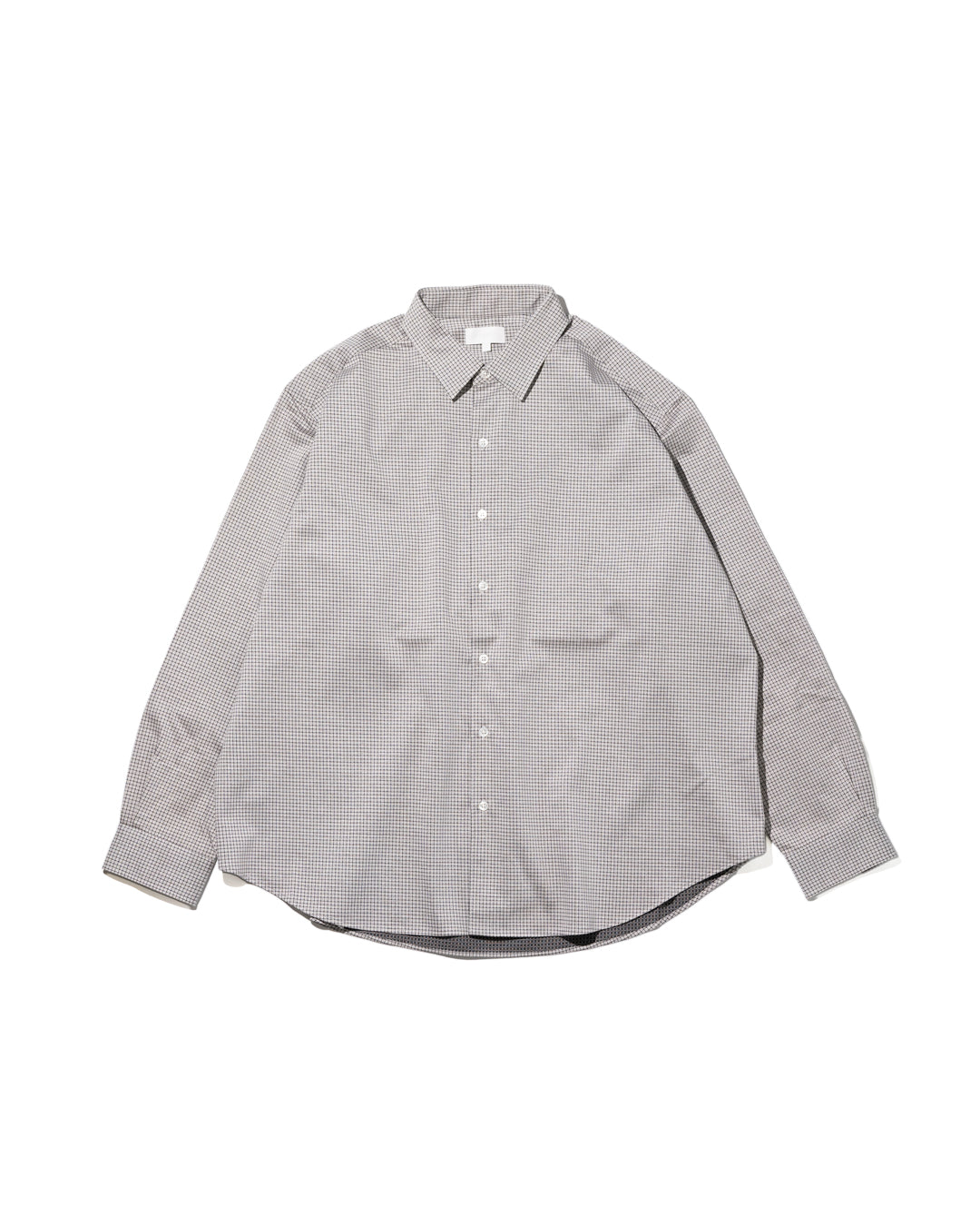 36G ATMOSPHERE CHECK SHIRT - WHITE
