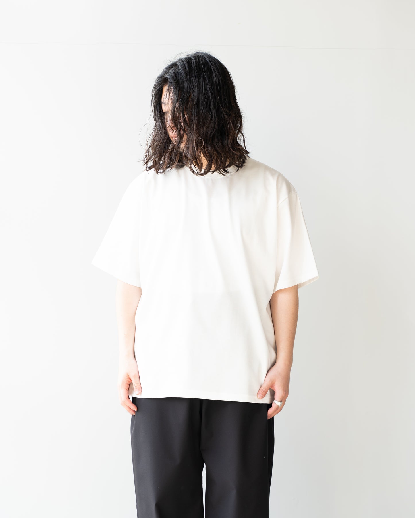PREMIUM SILKY JERSEY T-SHIRT - WHITE