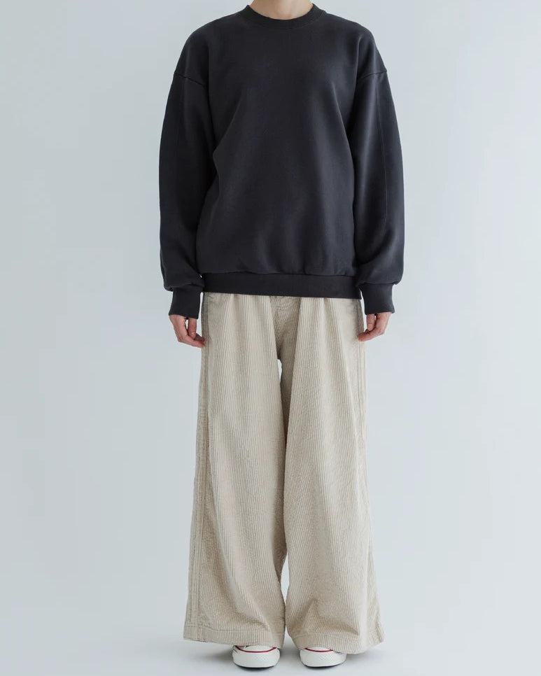 SWITCHING PATTERN SWEAT - CHARCOAL
