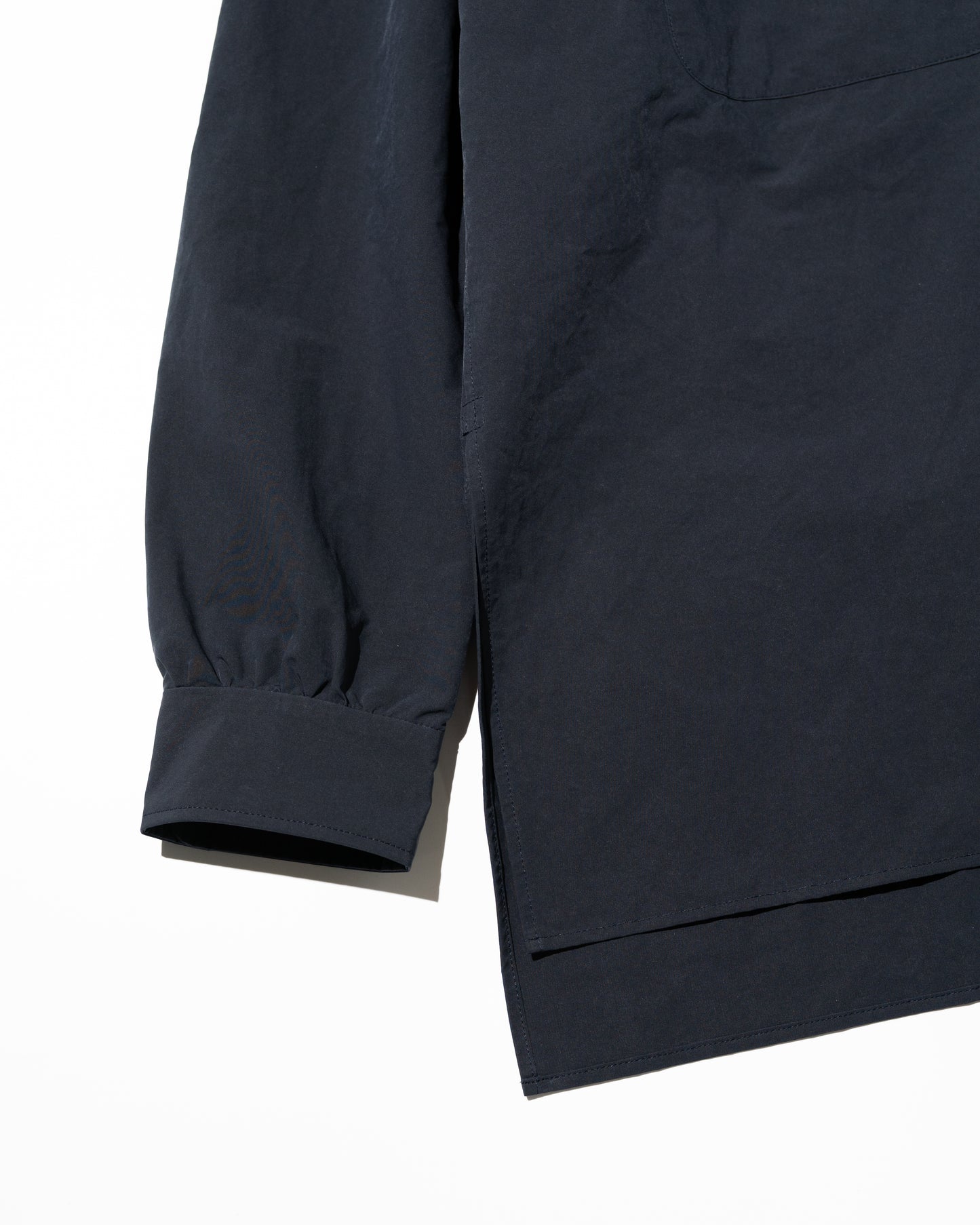 OVER SIZE PULL OVER SHIRTS - NAVY