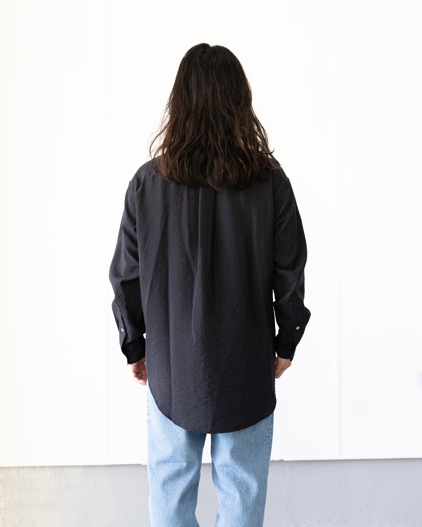 REGULAR COLLAR SHIRTS - BLACK