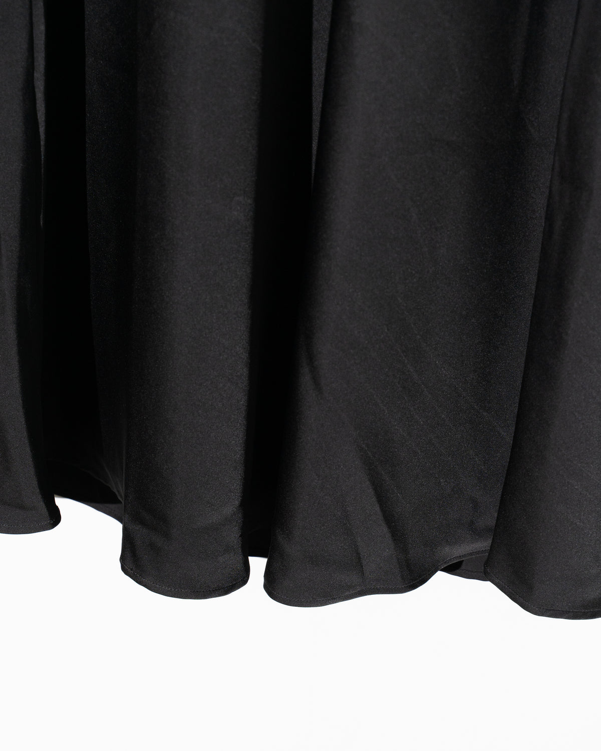 BASIC LONG SKIRT - BLACK