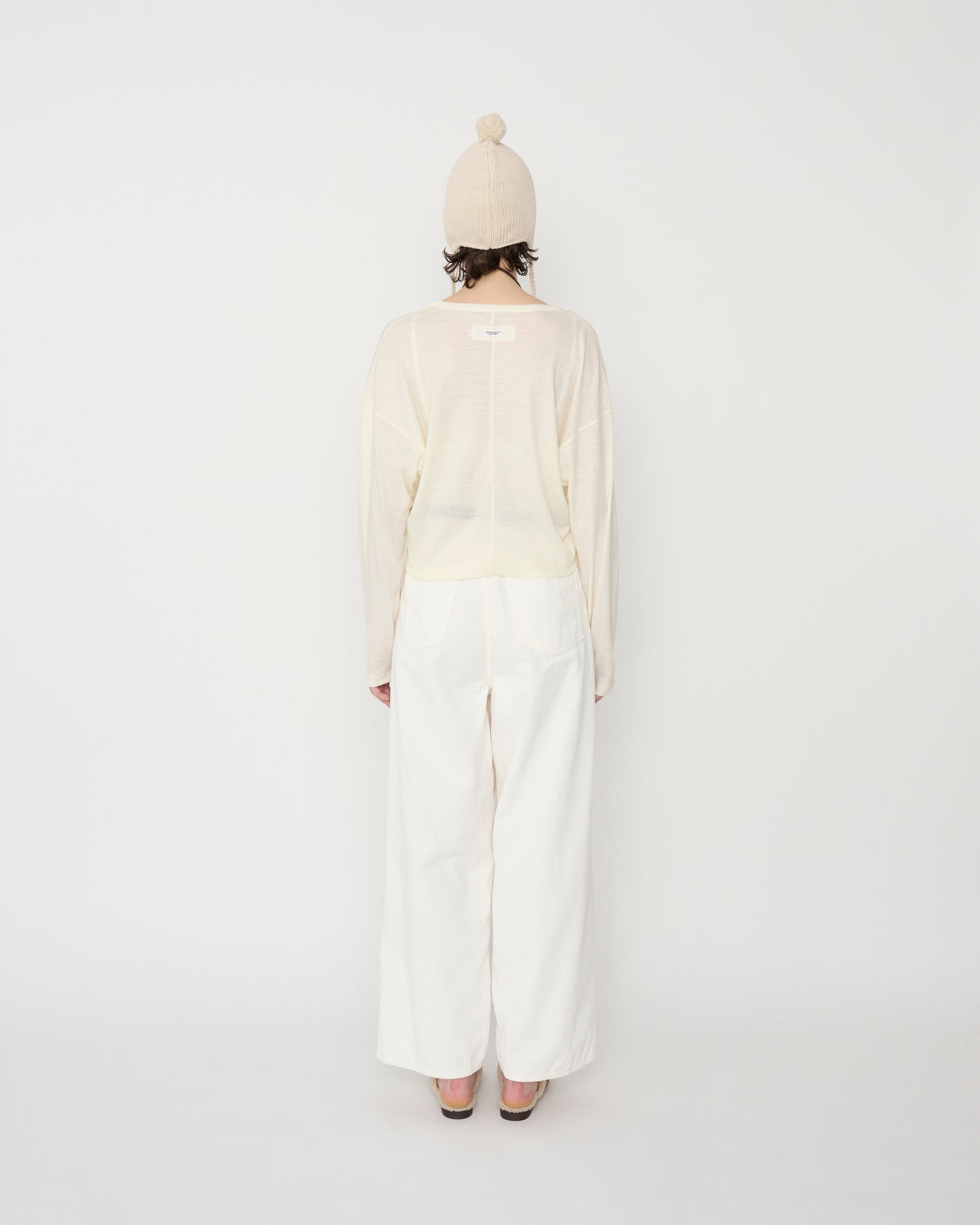 WOOL RIB P/O - WHITE