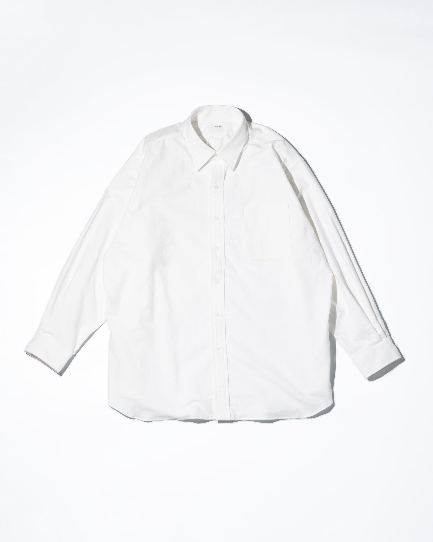 VINTAGE BRUSHED FLANNEL SHIRT - WHITE