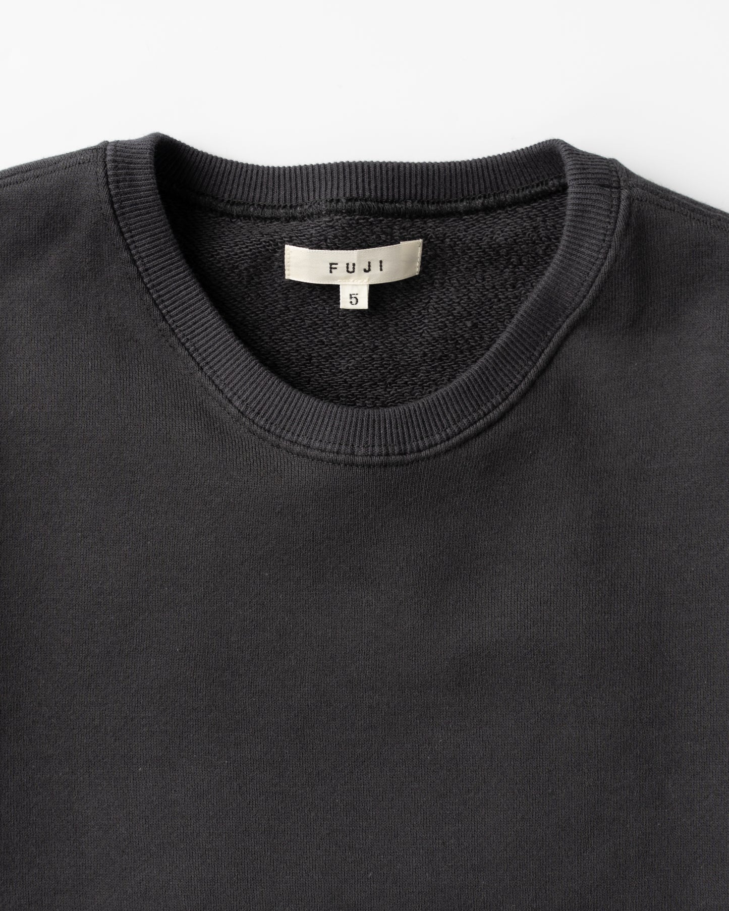 CREW NECK SWEAT - CHARCOAL GRAY
