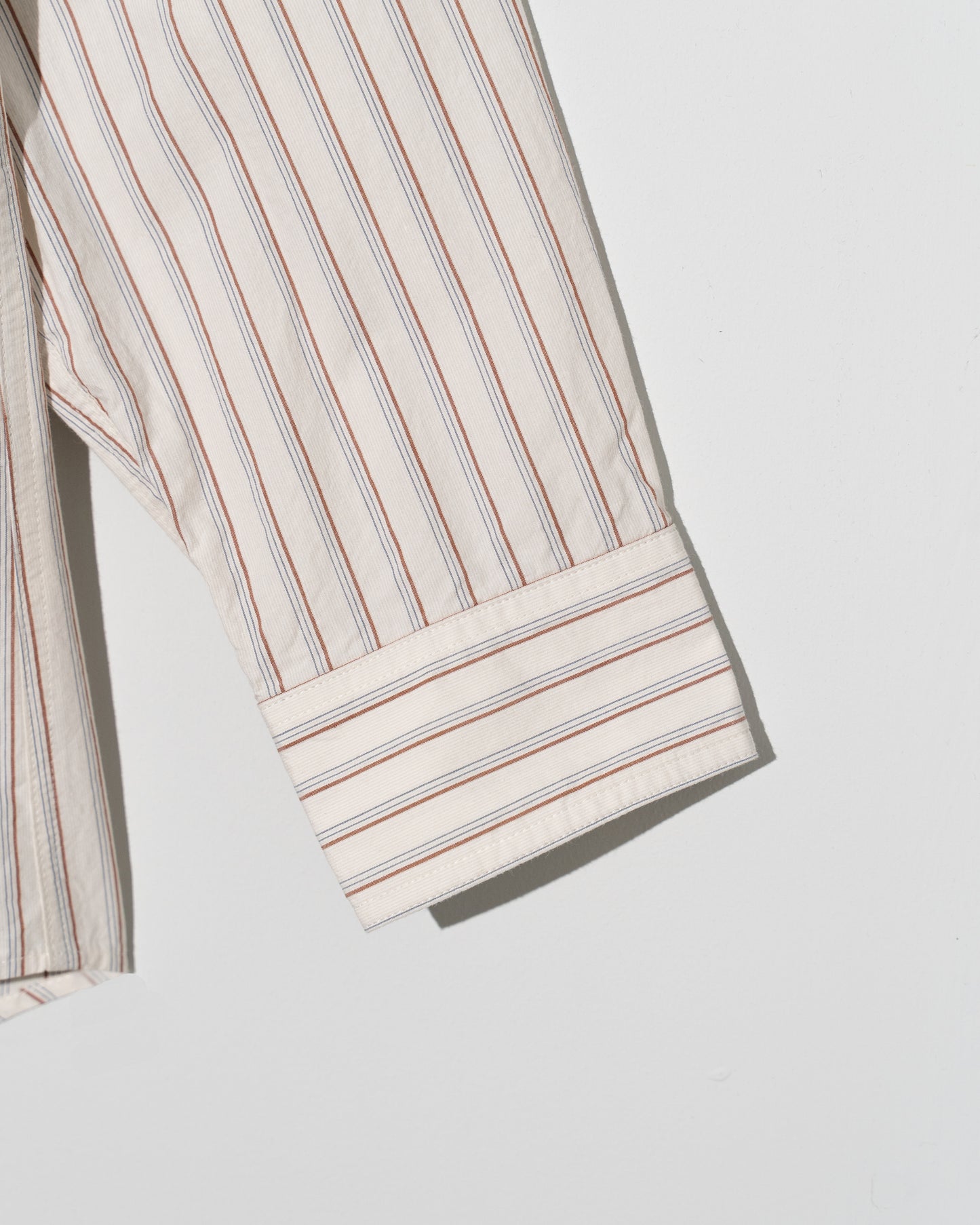 STRIPE BOW-TIE BLOUSE - WHITE