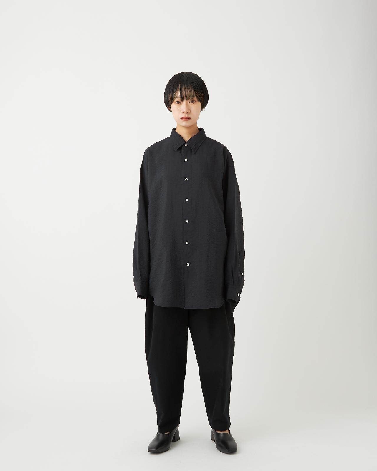 REGULAR COLLAR SHIRTS - BLACK