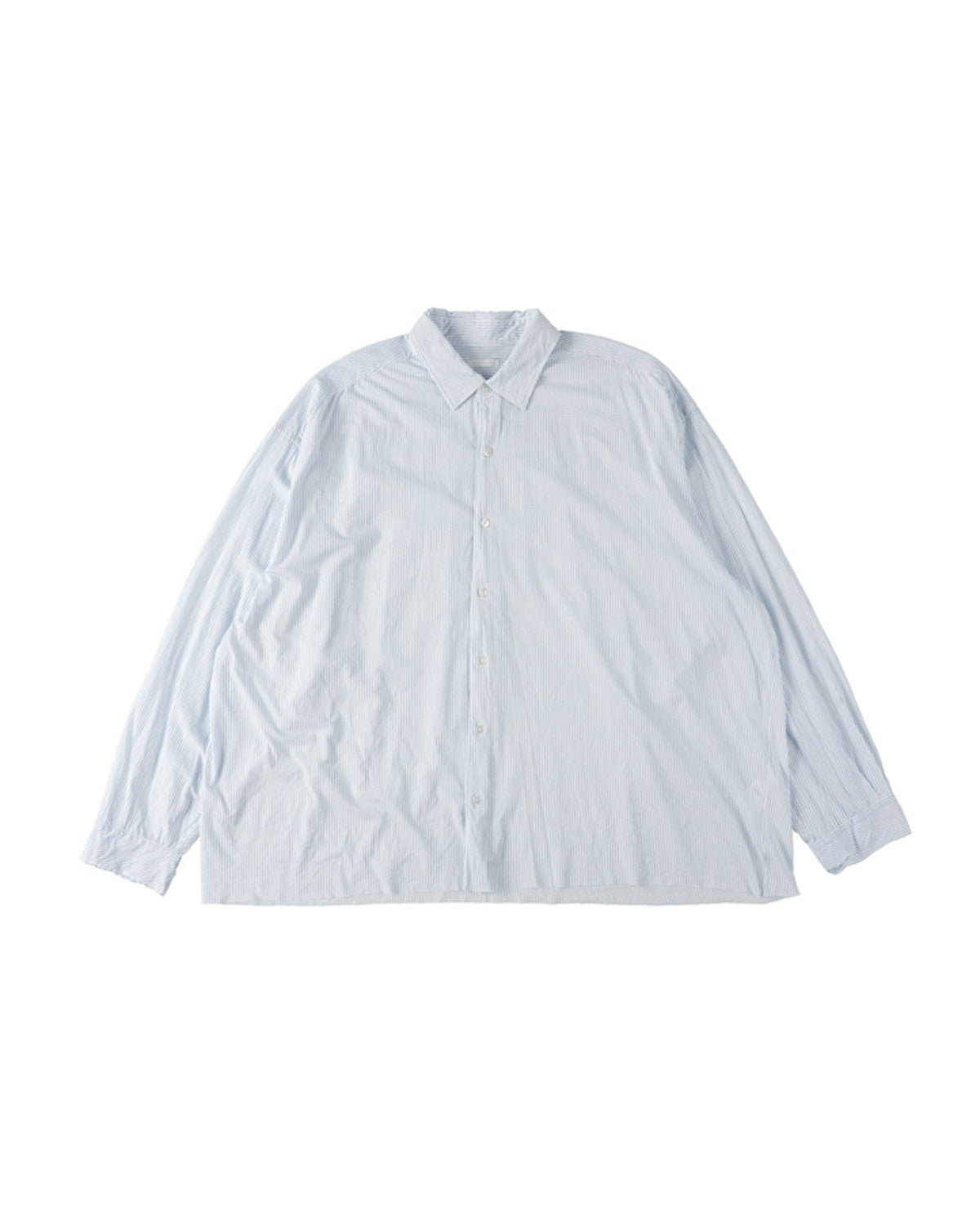KANEMASA PHIL. (カネマサフィル) 46G ARTISAN STRIPE SHIRT WHITE