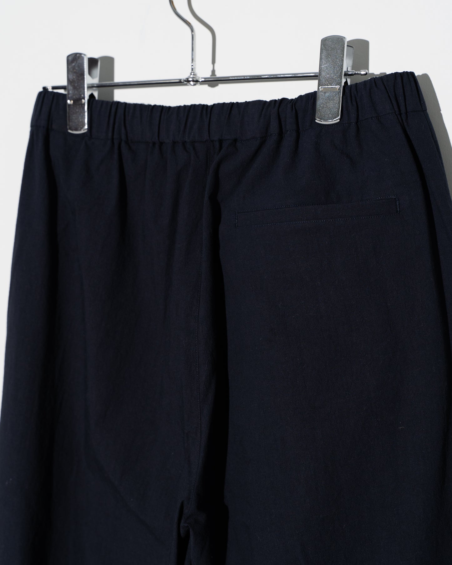 COTTON BALLOON PANTS (WOMEN) - NAVY