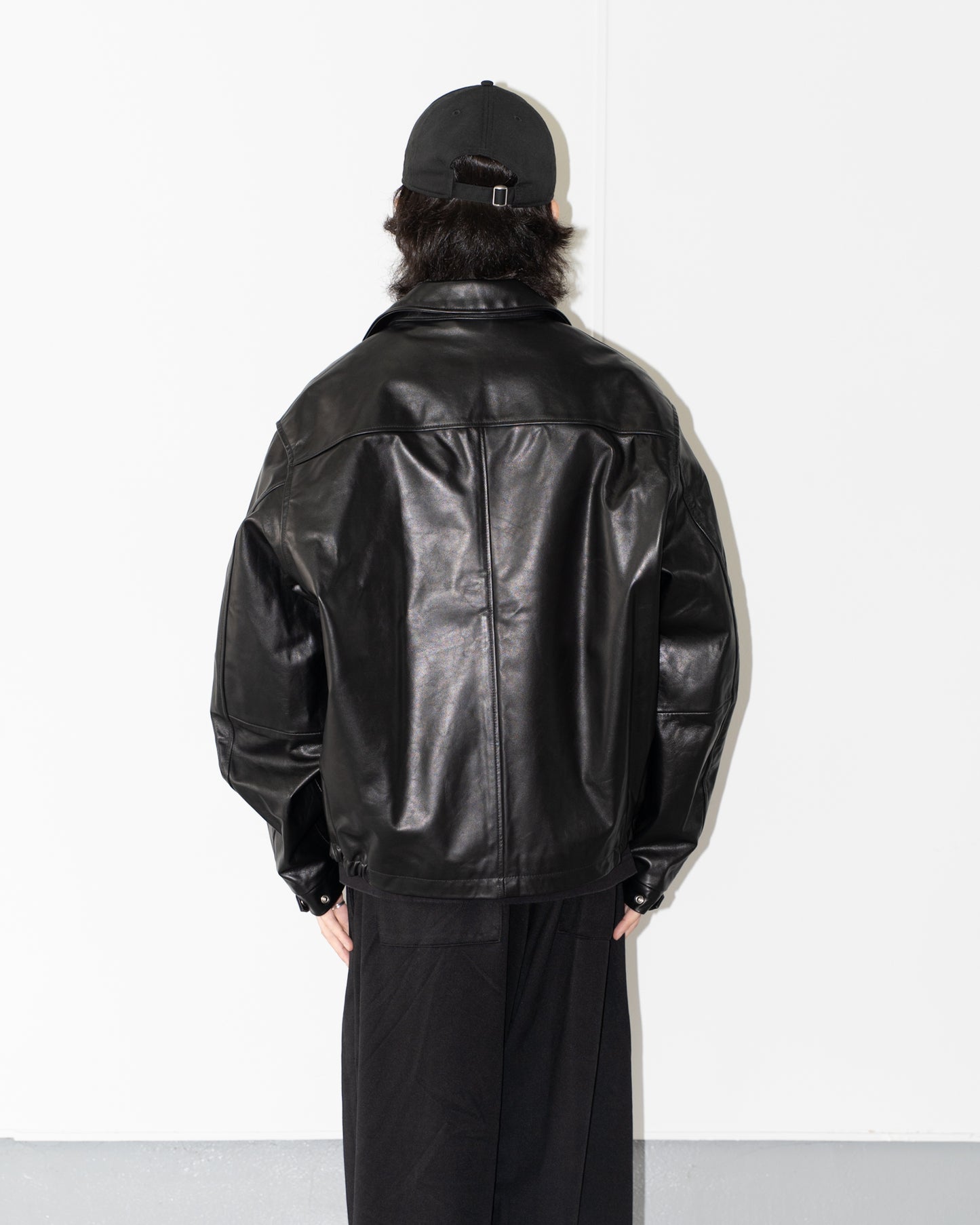 LEATHER JACKET - BLACK