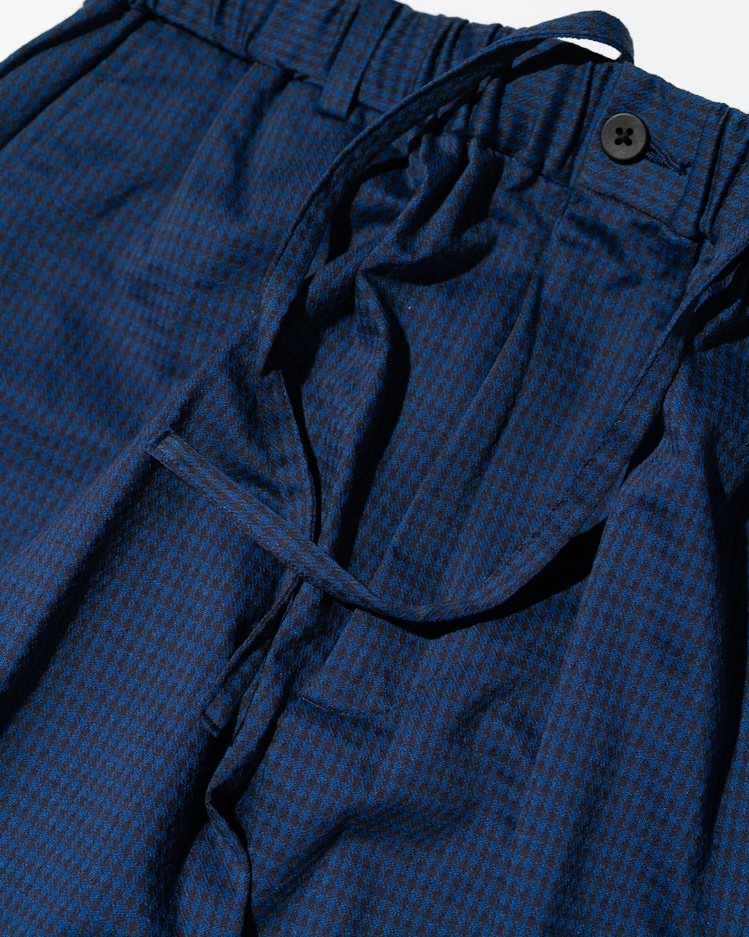 36G CHECK EASY PANTS - NAVY