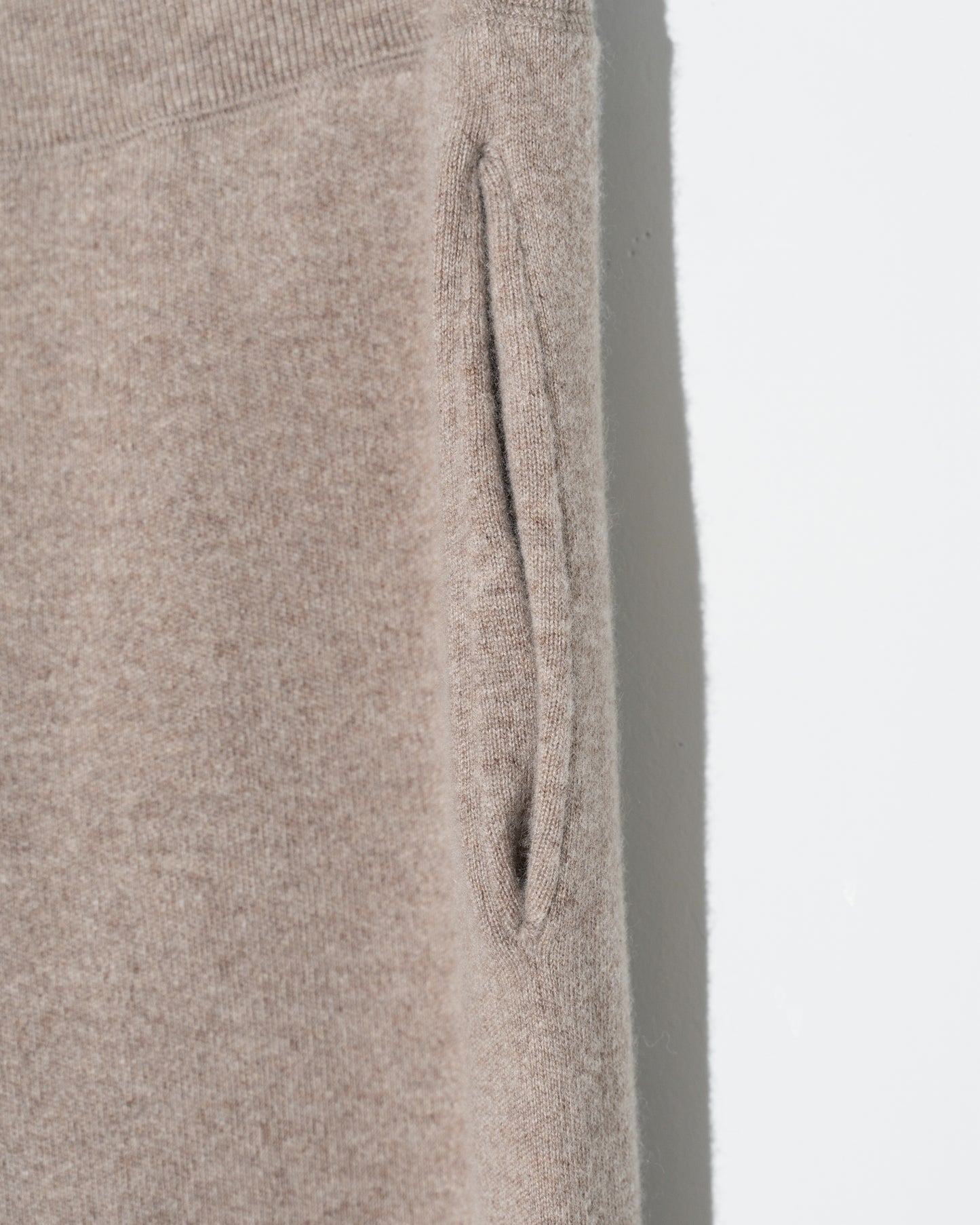 WOOL CASHMERE SWEAT PT - T.BEIGE
