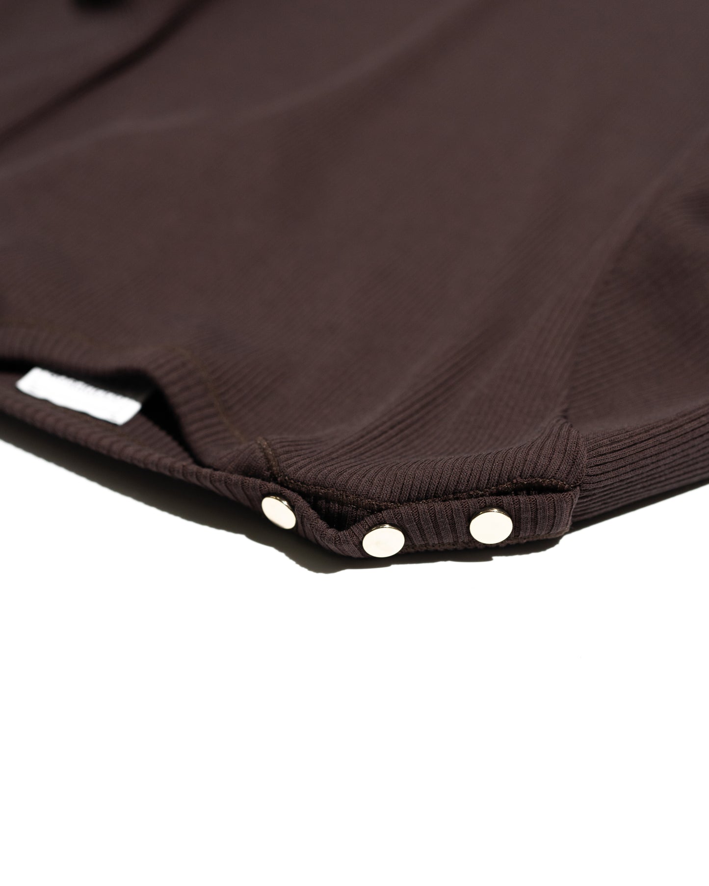 FRESCA-ZERO THICK RIB LONG ONE PIECE - GRAY BROWN