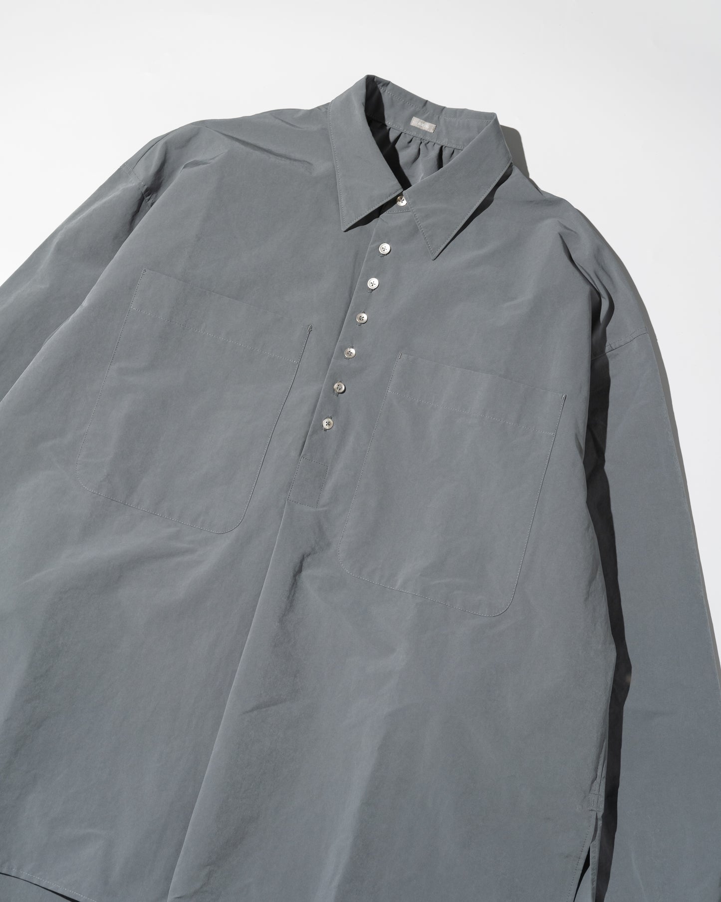 OVER SIZE PULL OVER SHIRTS - SAGE