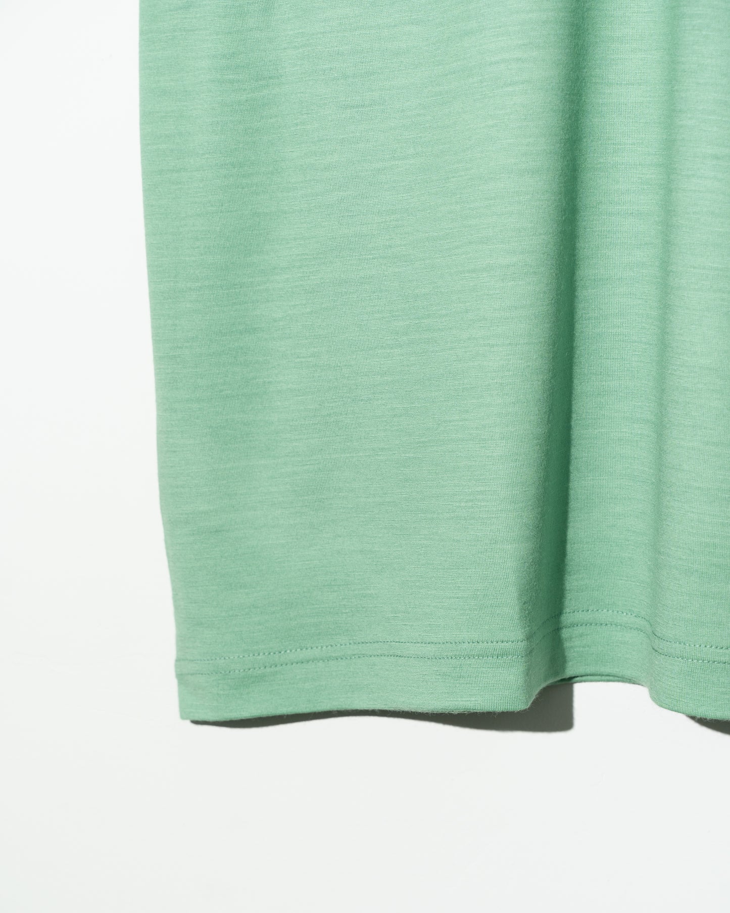 WOOL S/S T-SHIRT - GREEN