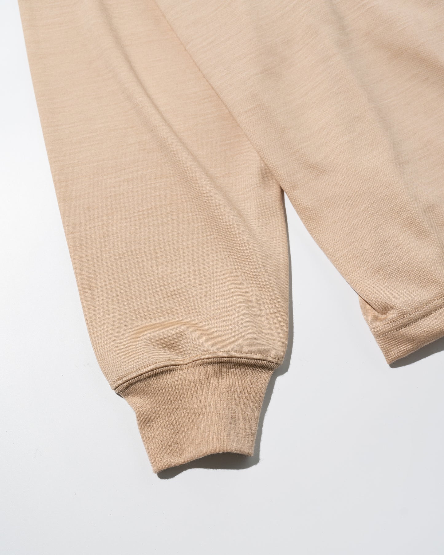 WOOL L/S T-SHIRTS (FEMME) - IVORY