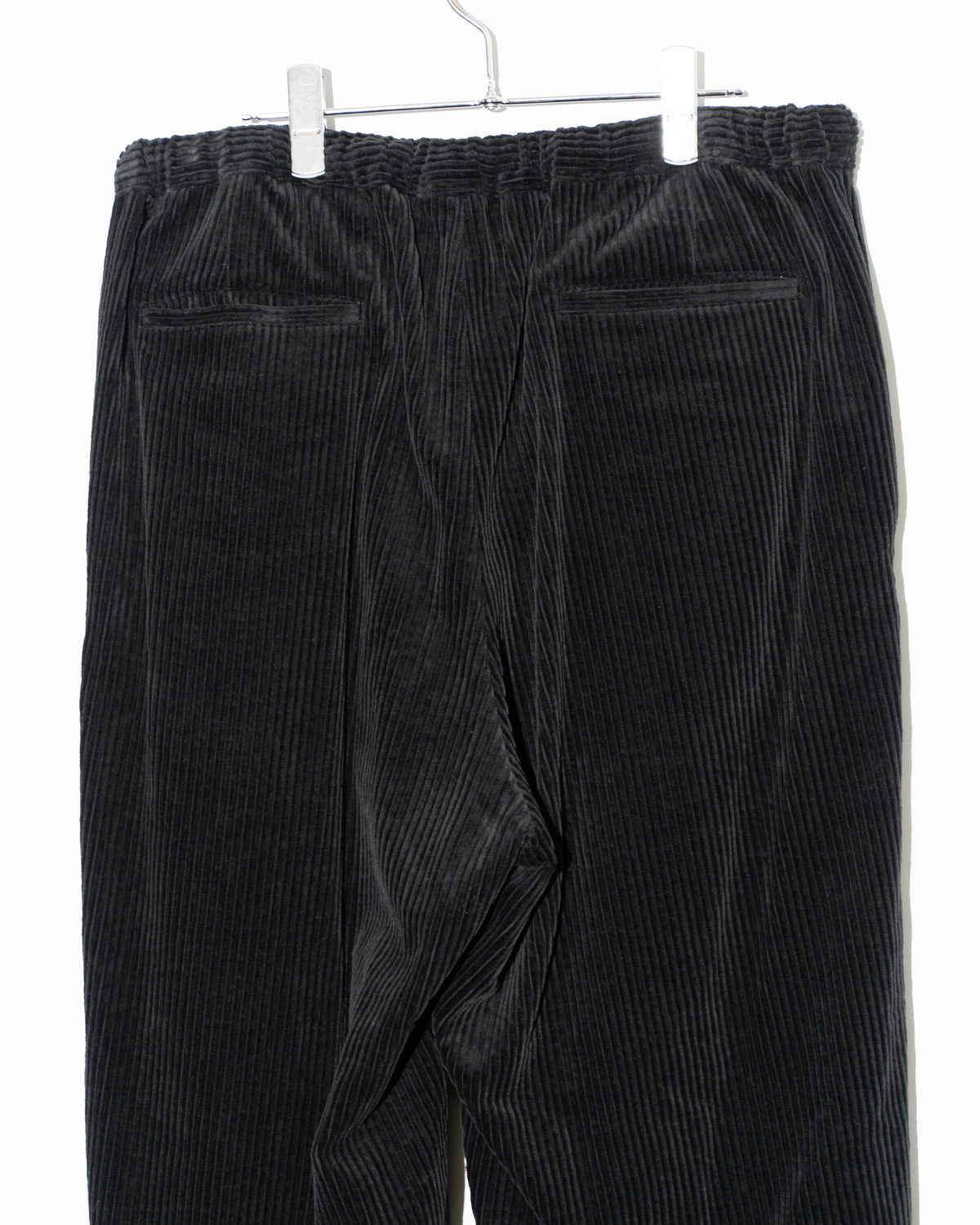 CORDUROY RELAX PANTS - BLACK