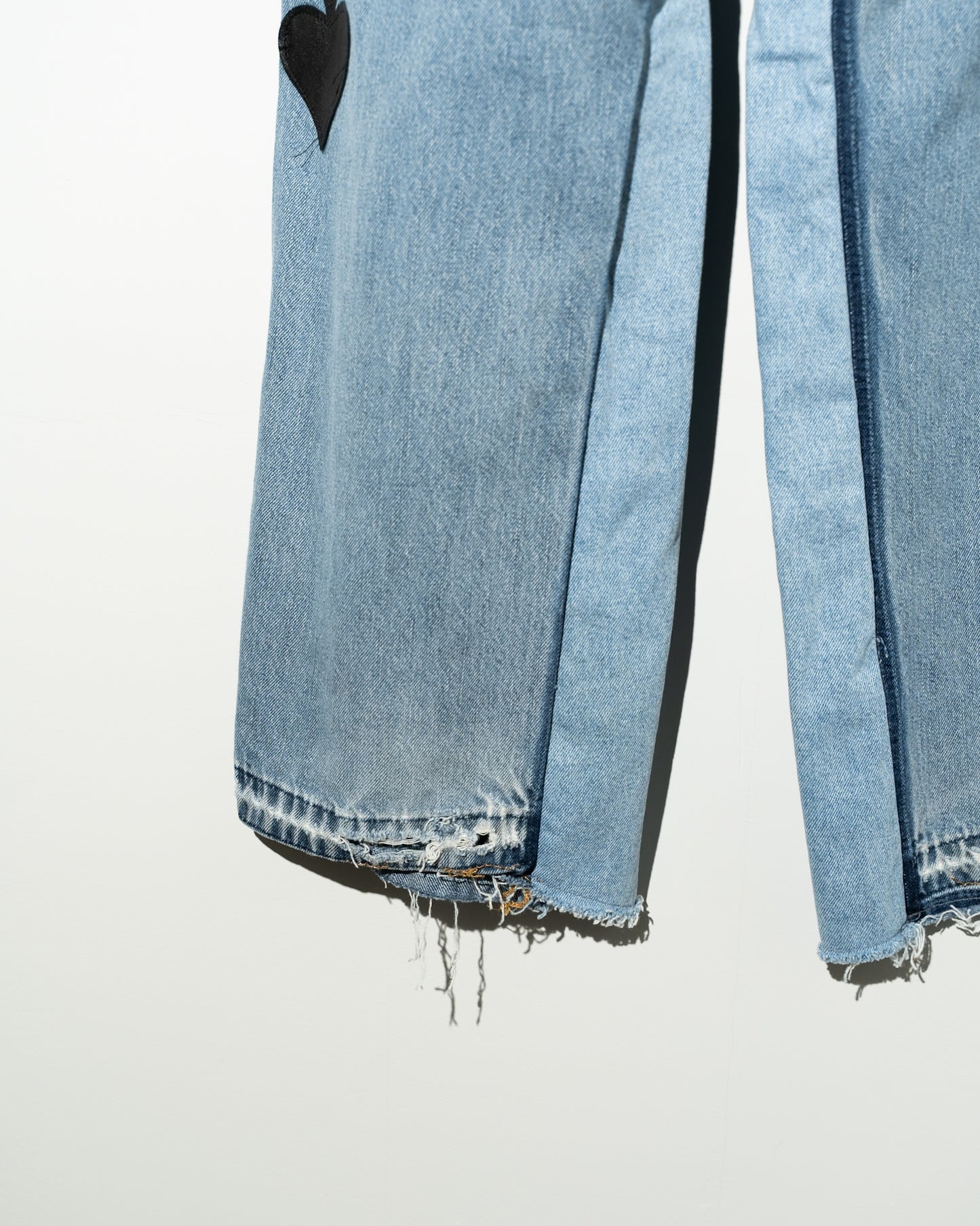 SPADE PATCH BAGGY REMAKE DENIM - BLUE