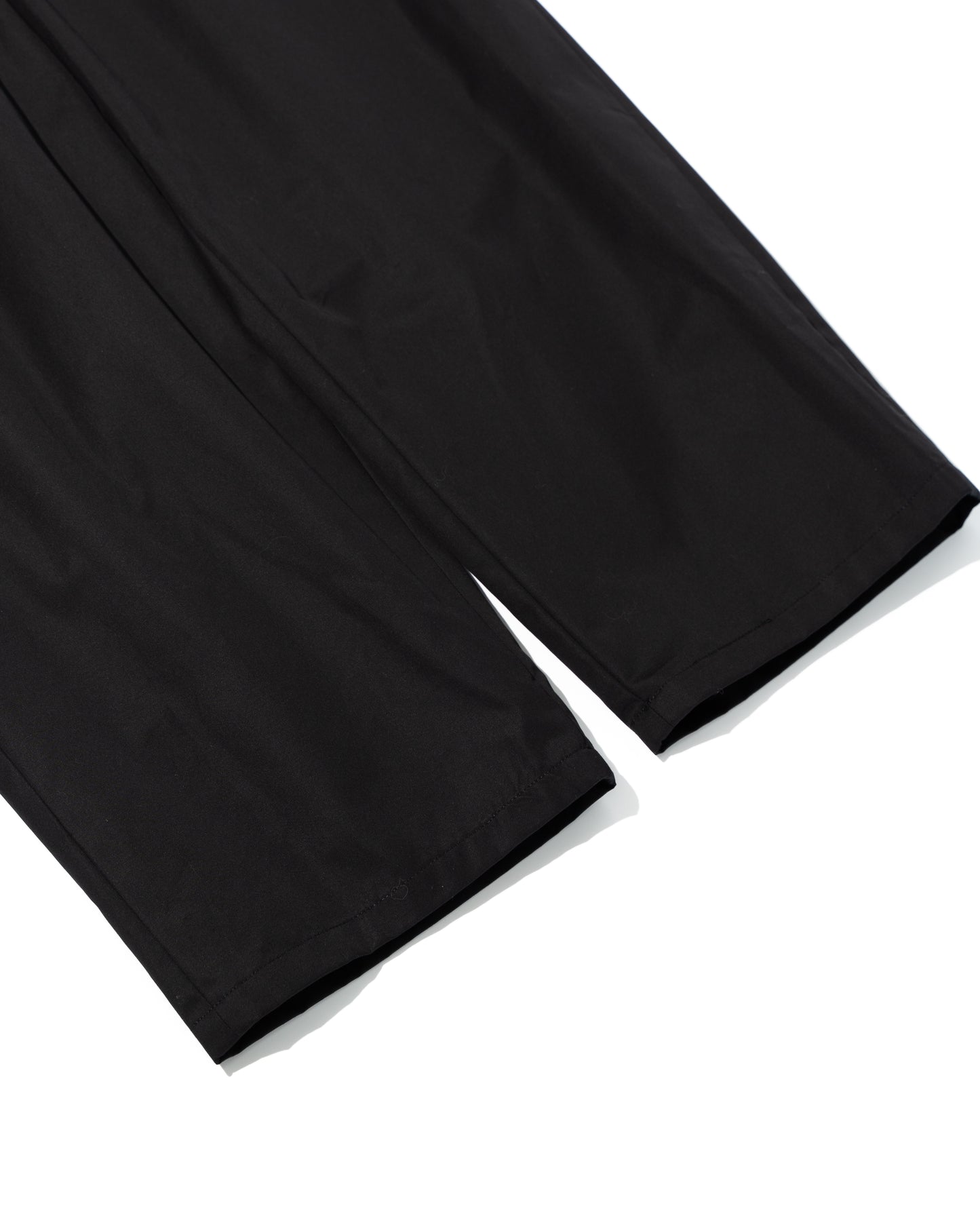 SUPERIOR GABARDINE PLAIN FRONT SLACKS - BLACK