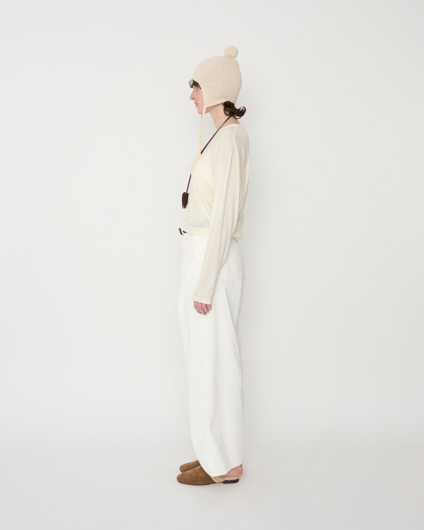 WOOL RIB P/O - WHITE