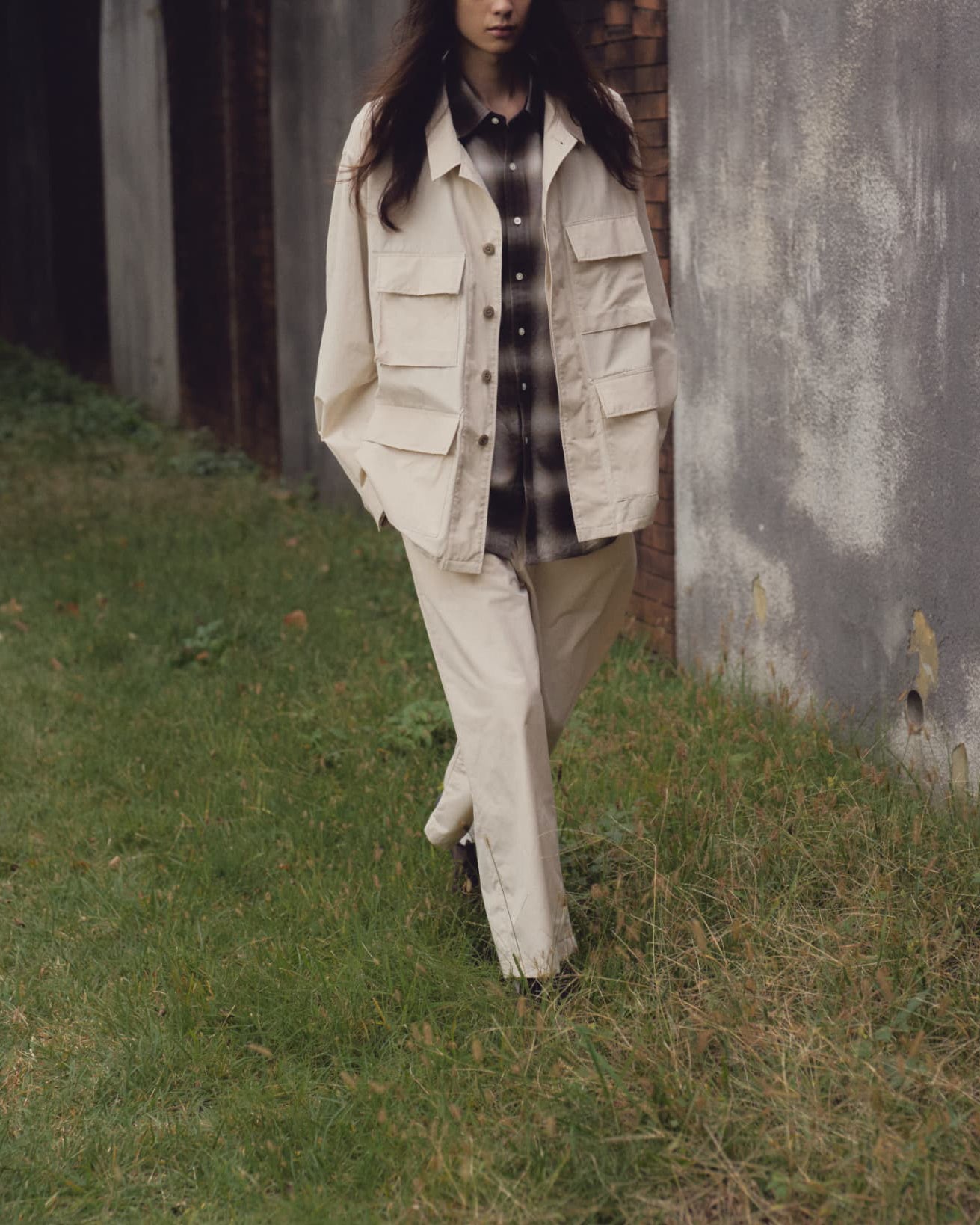 DAILY UTILITY PANTS - OFF WHITE