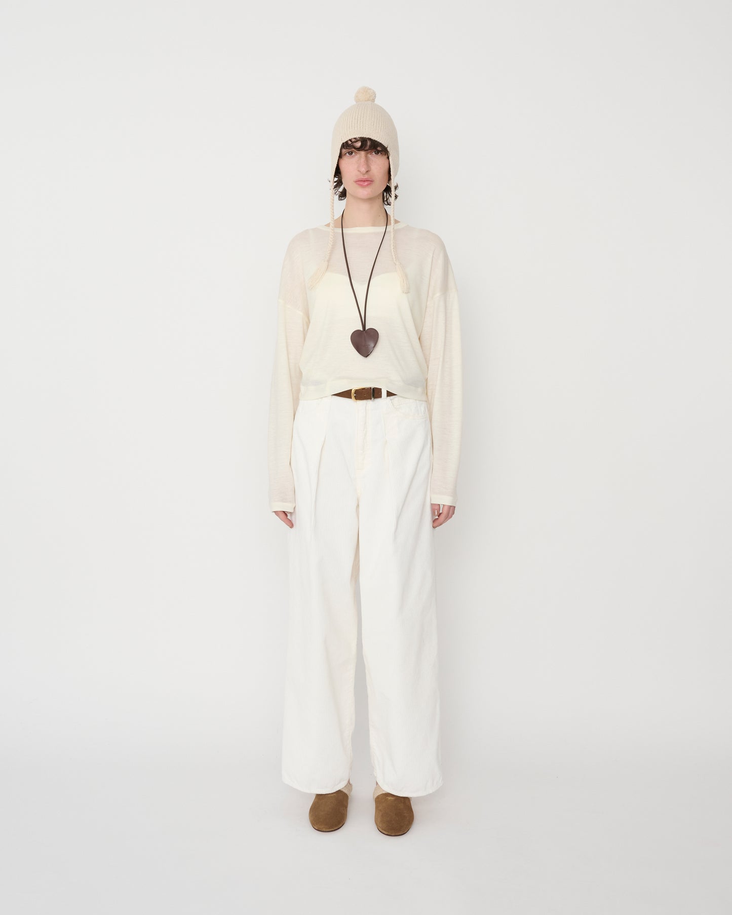 WOOL RIB P/O - WHITE