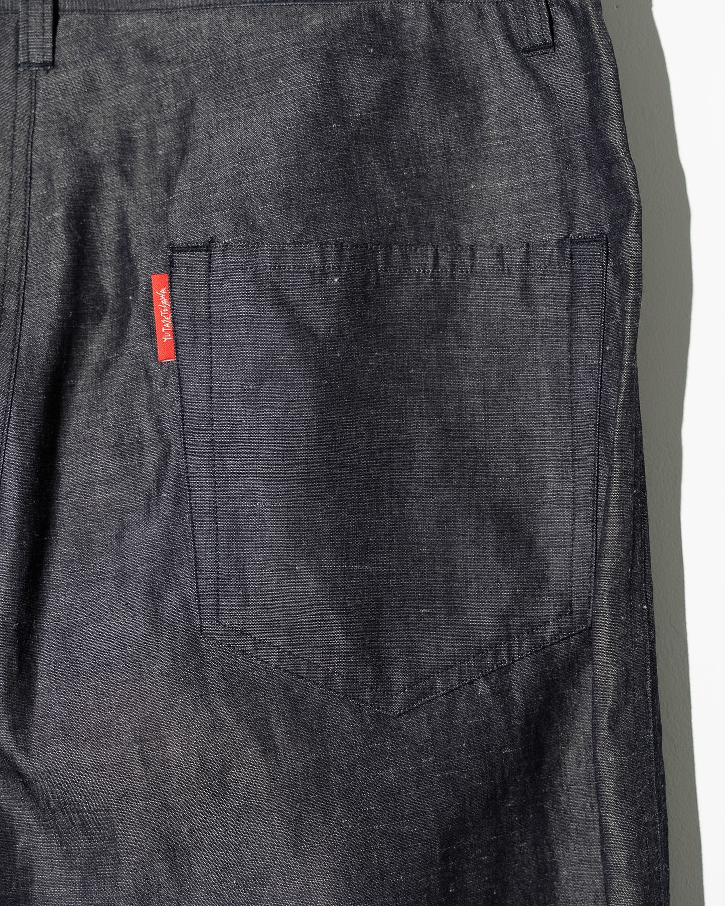 CONTOUR 5 TROUSERS - ED. INDIGO LINEN BLEND