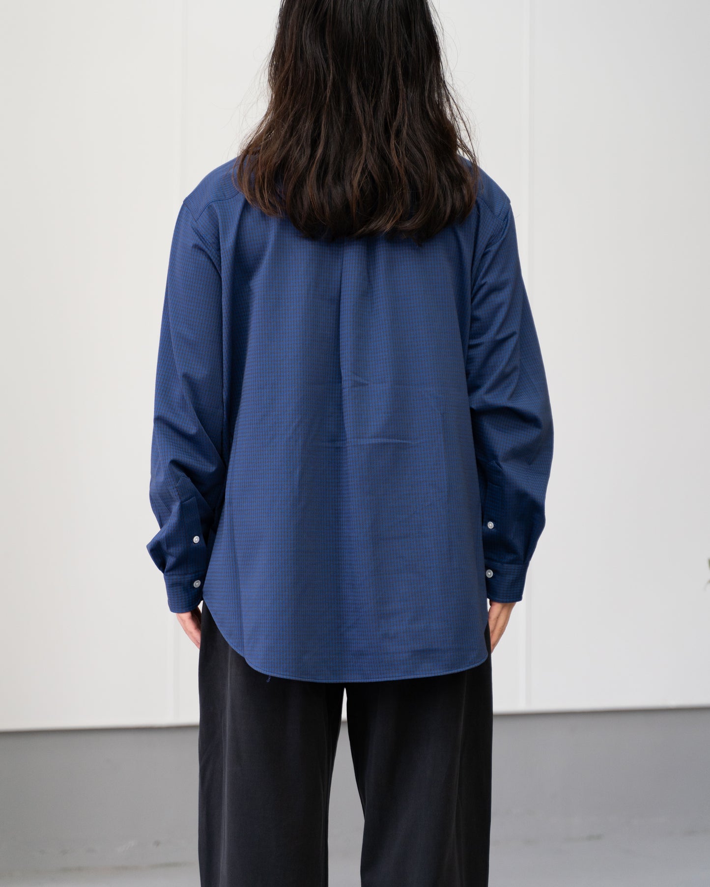 36G ATMOSPHERE CHECK SHIRT - NAVY