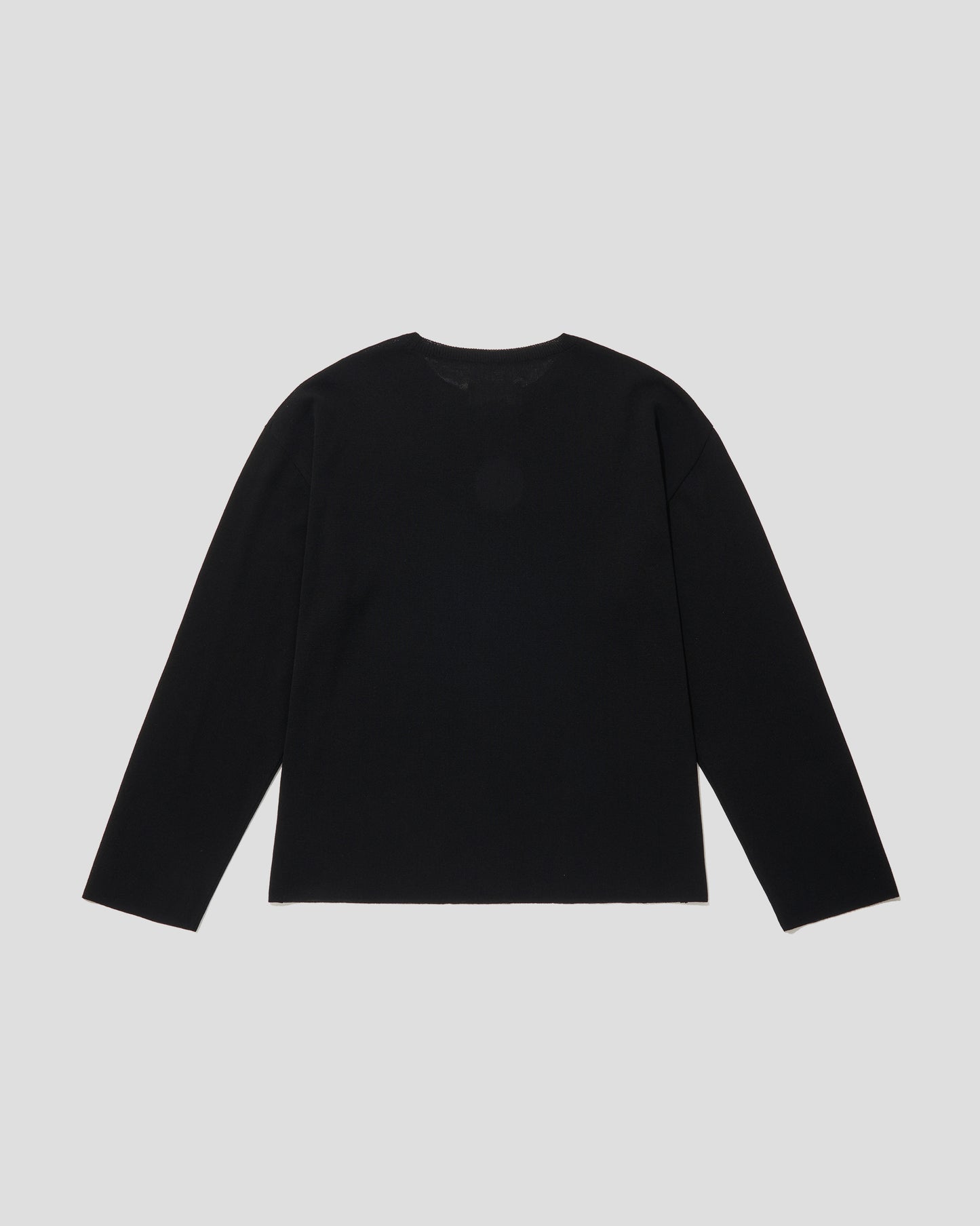 WIDE SLEEVE SEUNGMU KNIT - INK BLACK
