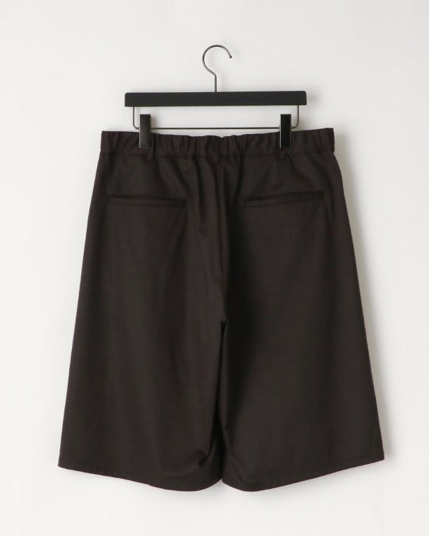 36G WOOL SHORTS - BROWN