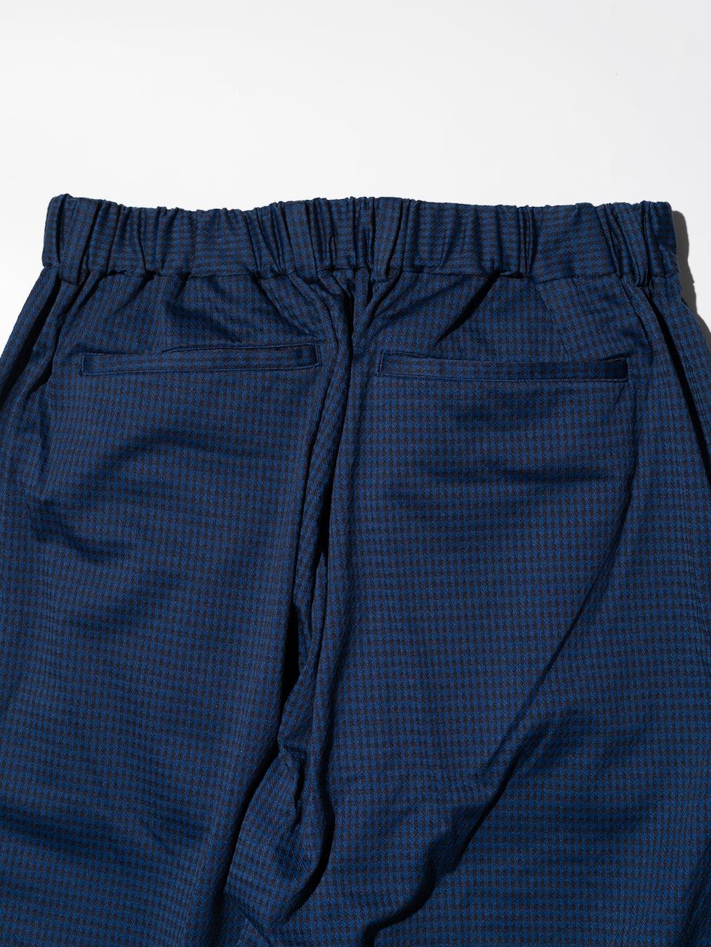 36G CHECK EASY PANTS - NAVY