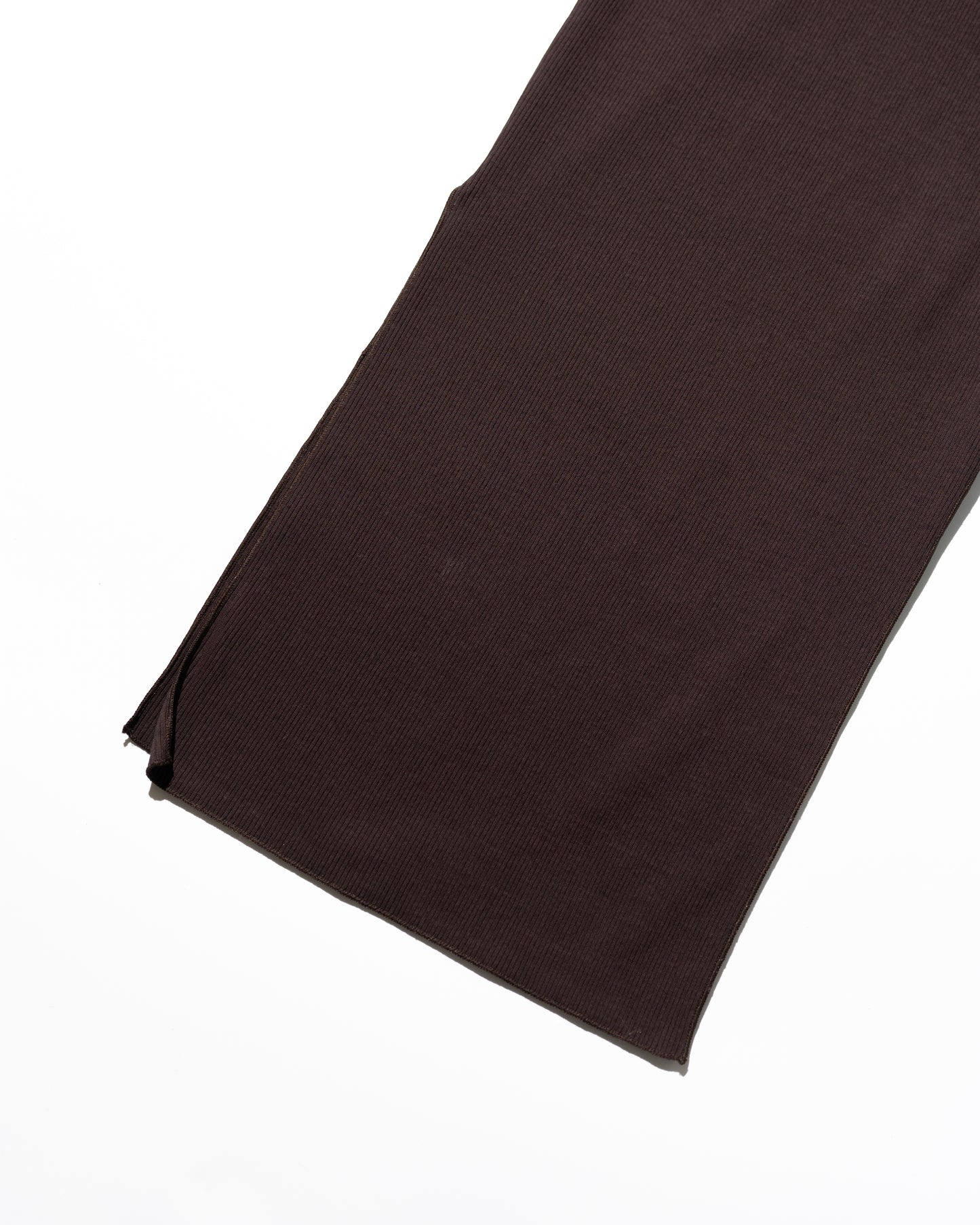 FRESCA-ZERO THICK RIB LONG ONE PIECE - GRAY BROWN