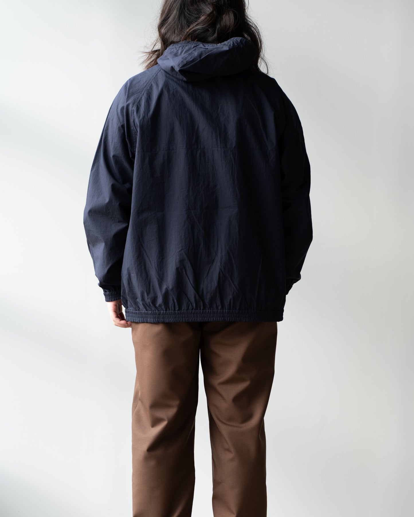 COTTON NYLON MOUNTAIN PARKA - NAVY