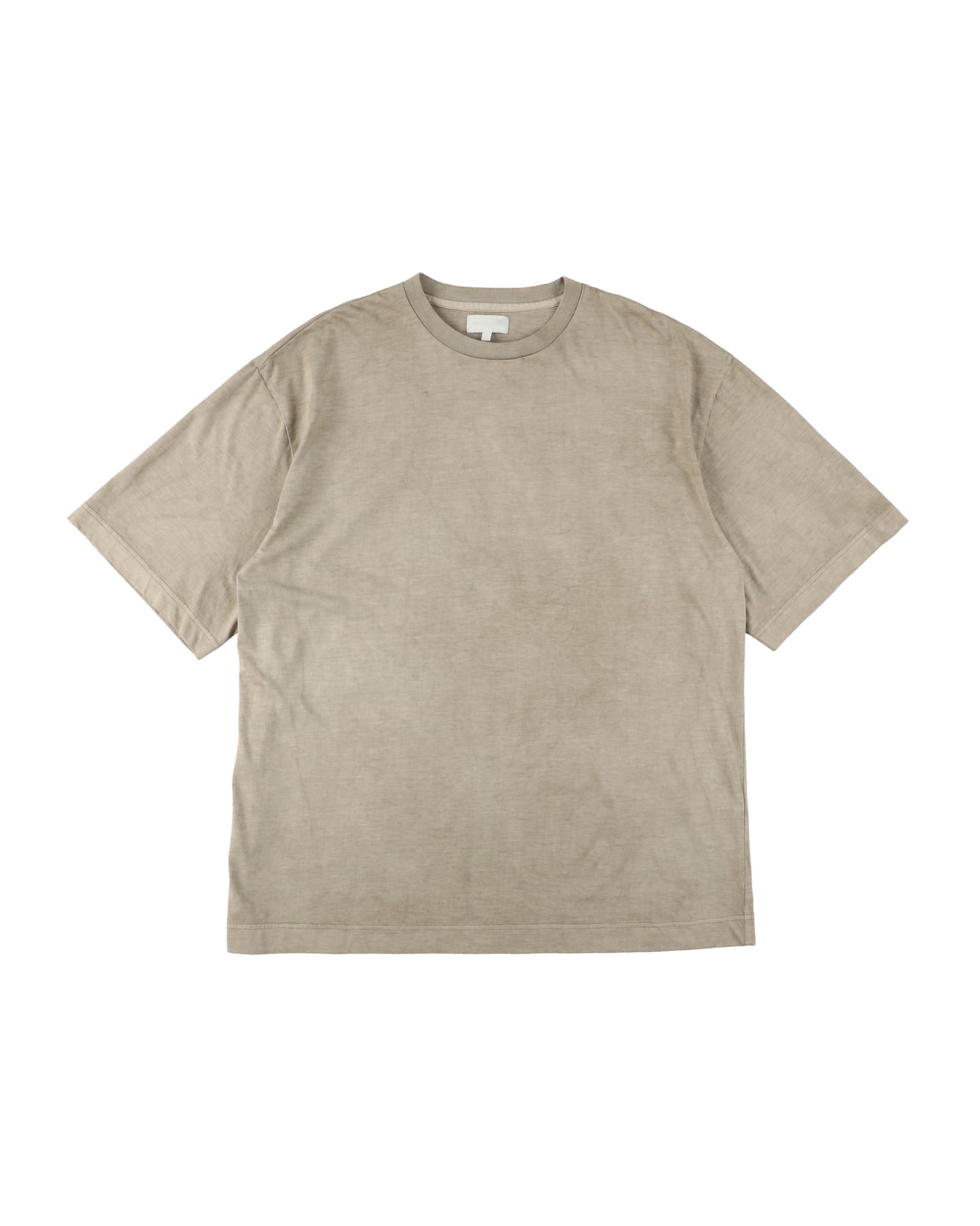 36G LOW TWIST GARMENT DYE S/S TEE - KHAKI PIGMENT