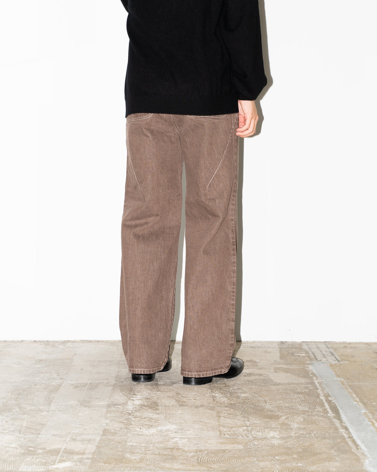 FIVE POCKET DENIM - BROWN
