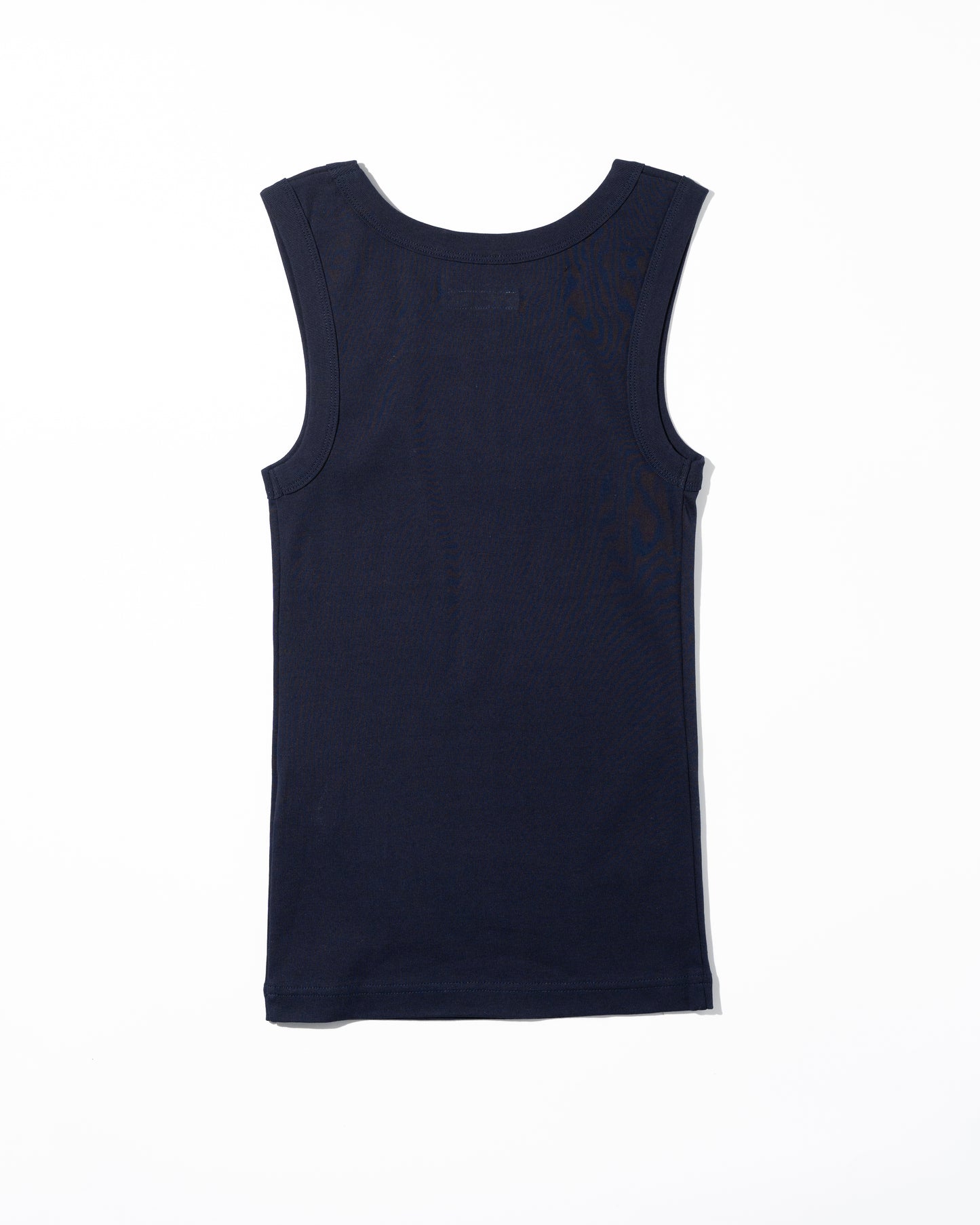 COTTON SQUARE TANK TOP - NAVY