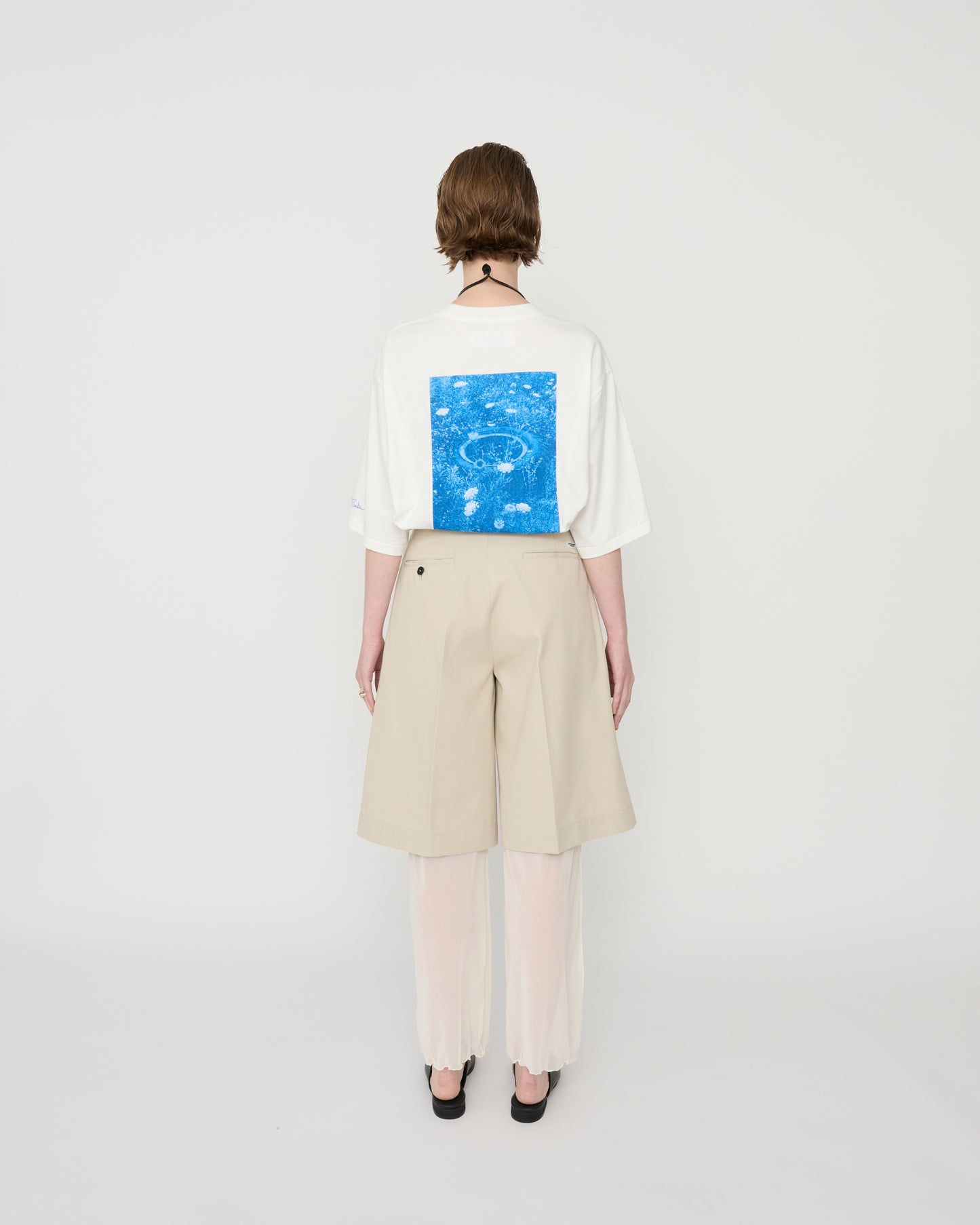 TIM BARBER BRN OUT S/S T-SHIRT - WHITE