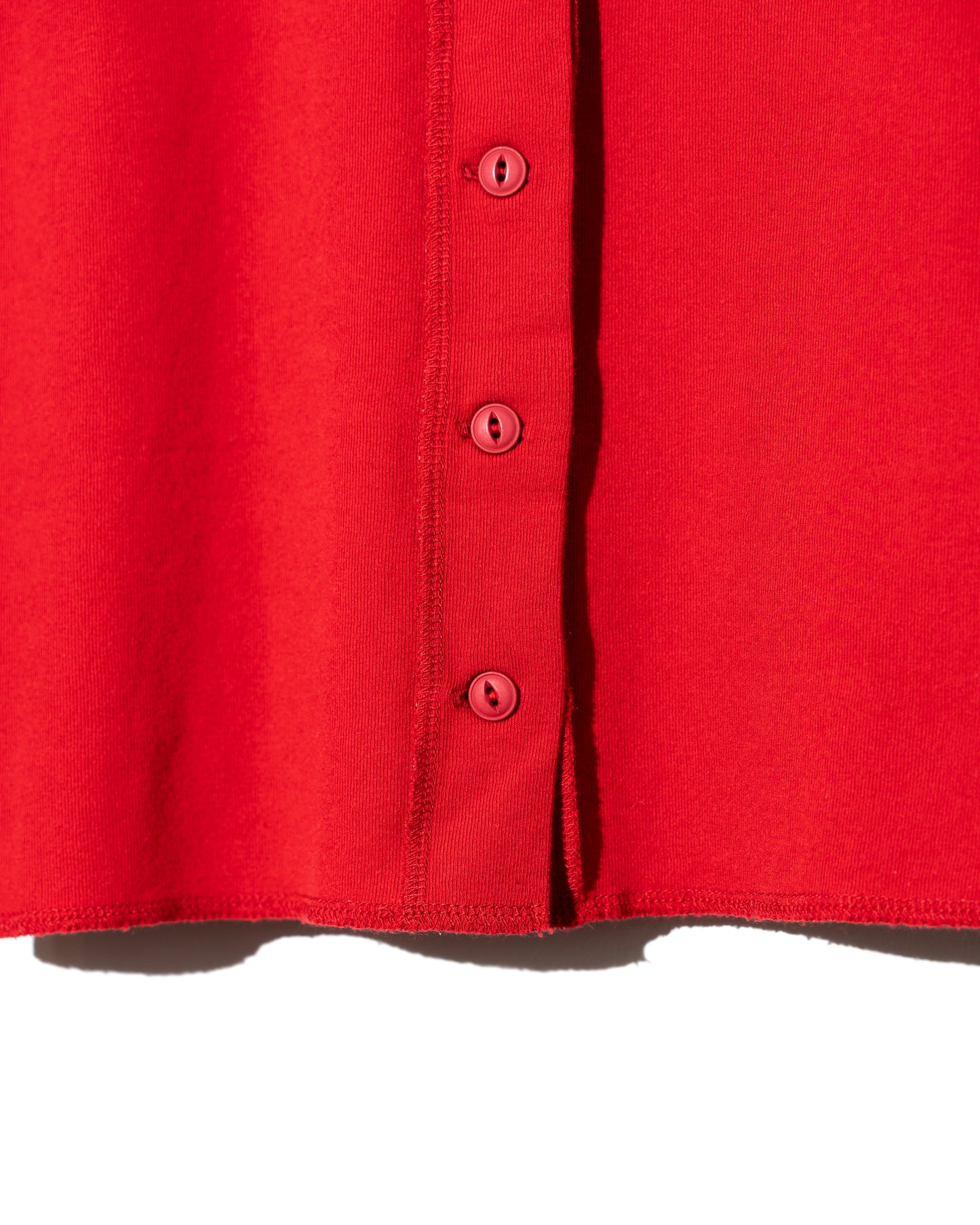 MANY BUTTON CARDIGAN - RED