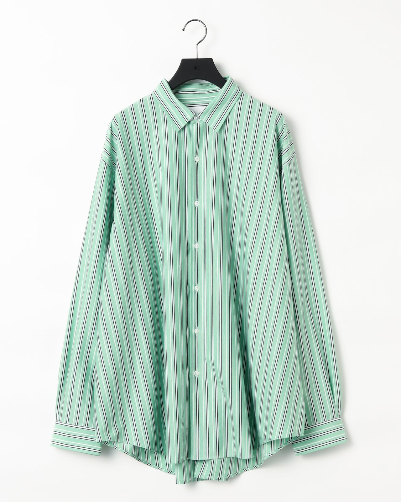 46G ATMOSPHERE STRIPE L/S SHIRT - GREEN