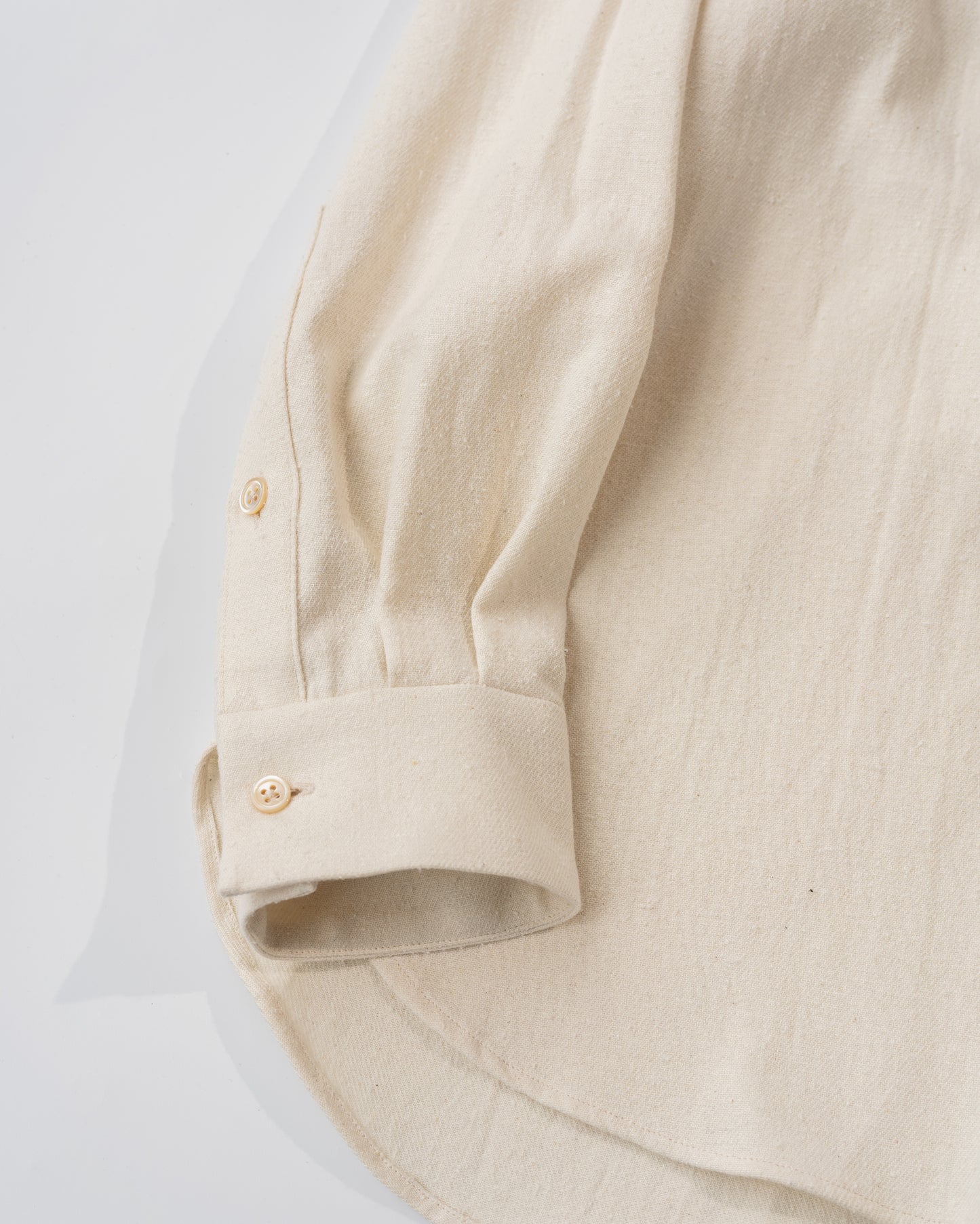 SILK COTTON SKIPPER SHIRTS - WHITE