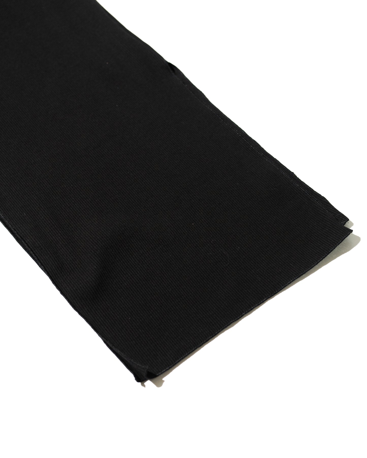 FRESCA-ZERO THICK RIB LONG ONE PIECE - BLACK