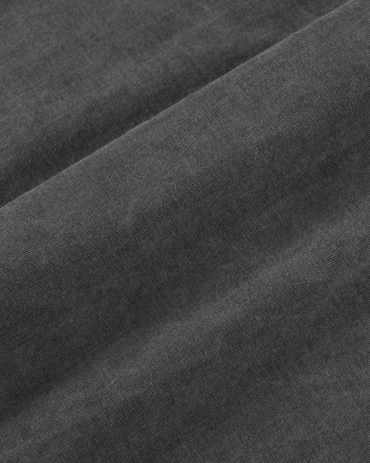 36G LOW TWIST GARMENT DYE S/S TEE - CHARCOAL PIGMENT