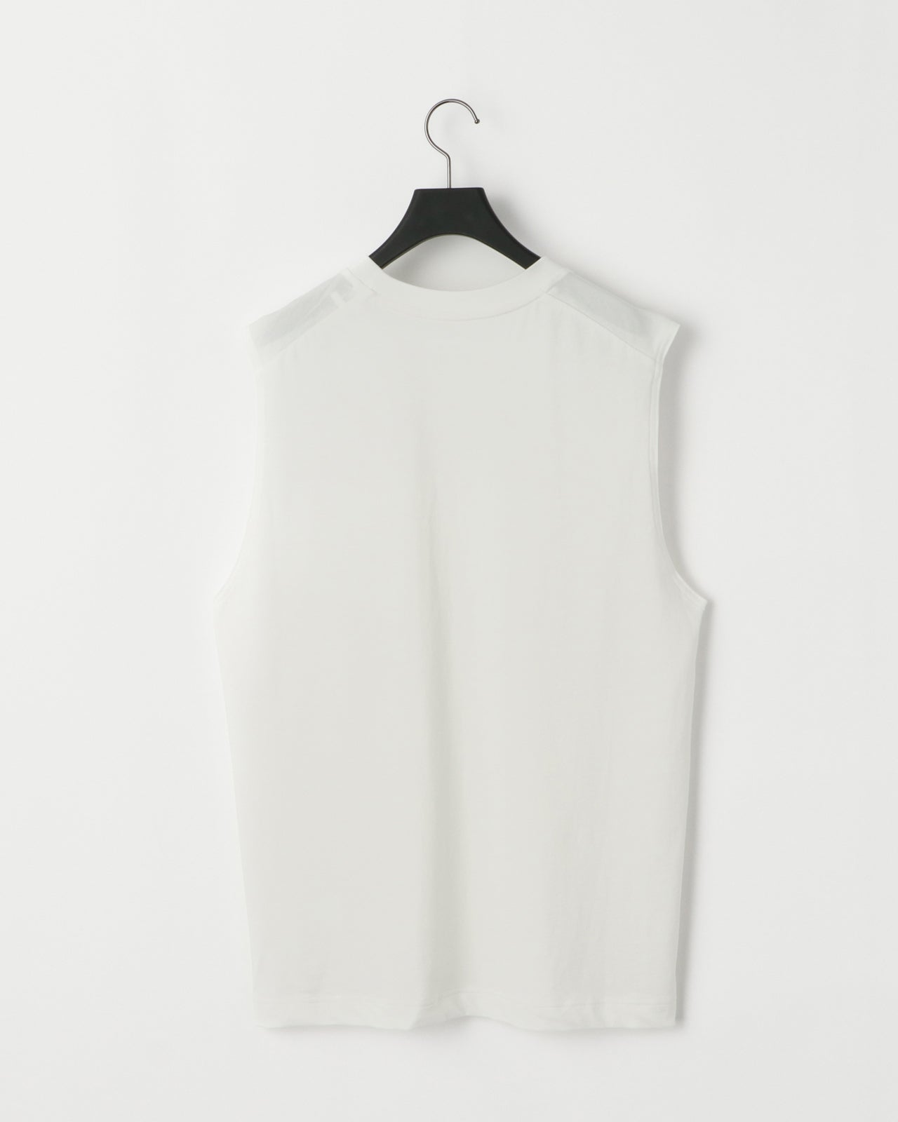 36G HIGH TWIST SLEEVELESS TEE - WHITE