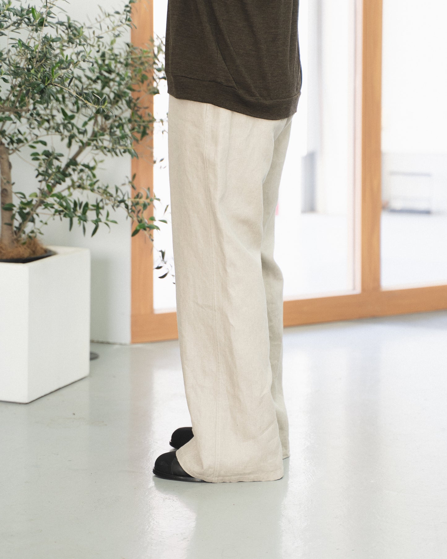 STRAIGHT PT/HERRINGBONE - ECRU