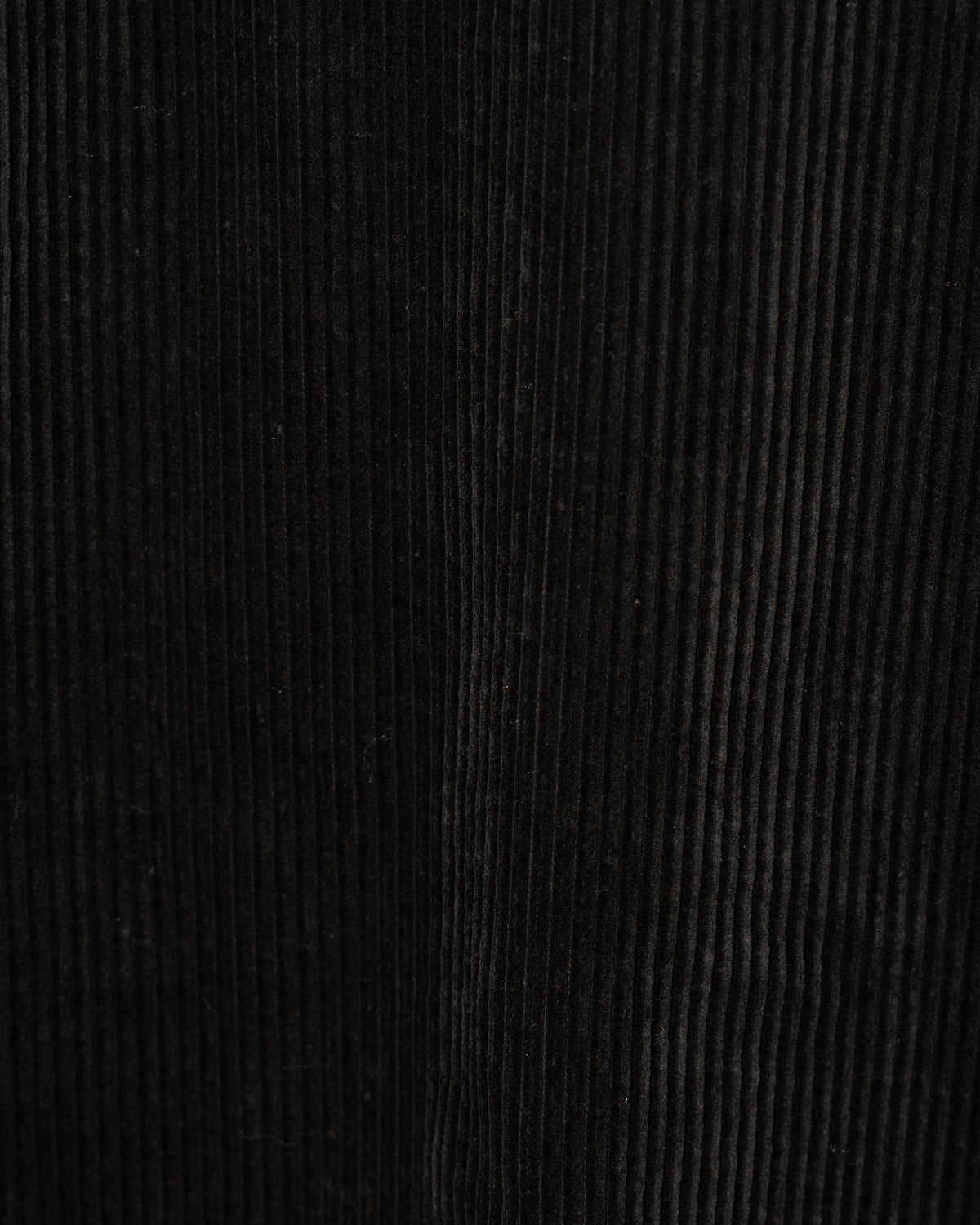 CORDUROY SKIPPER SHIRTS - BLACK