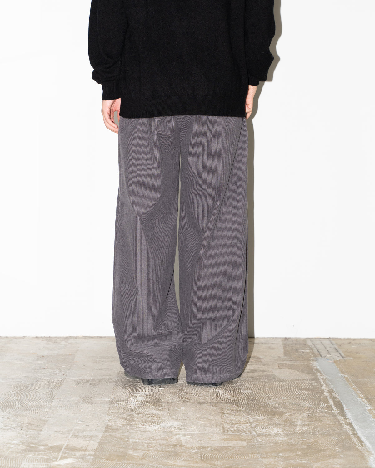 CORDUROY PANTS - C-GRAY