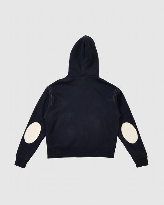 FADE SWEAT ZIP HOODIE - NAVY