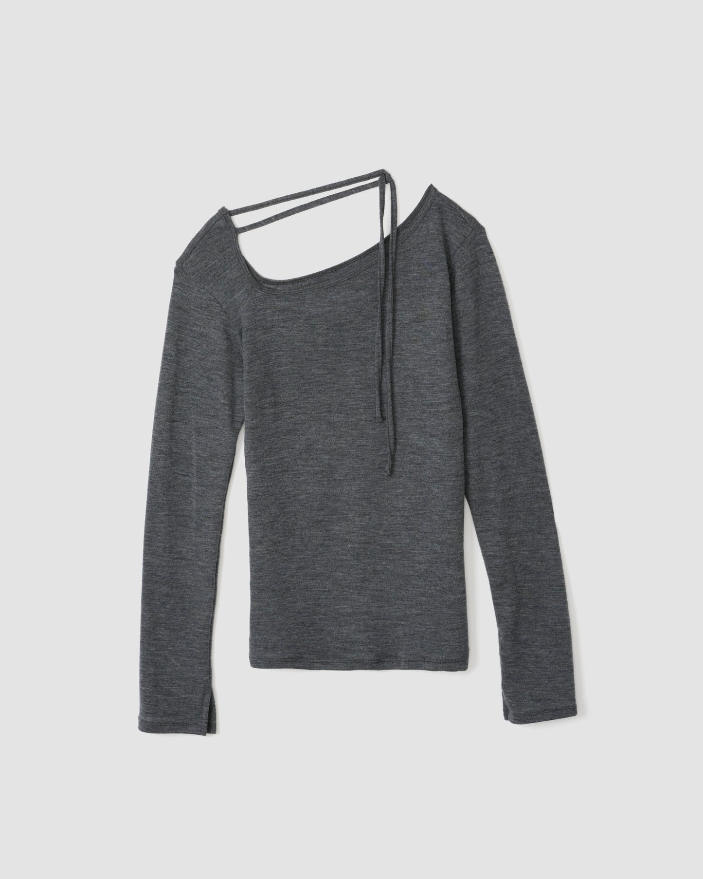 WOOL NECK CHOKER P/O - GRAY