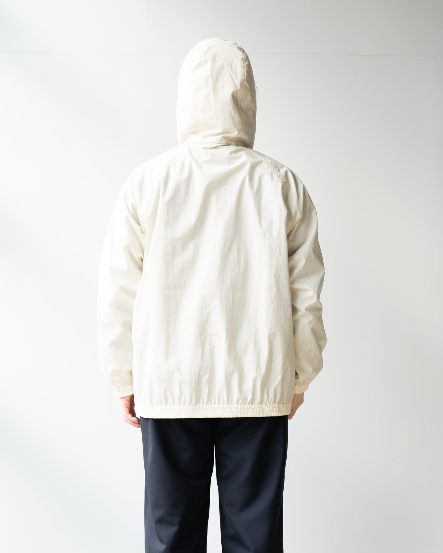 COTTON NYLON MOUNTAIN PARKA - IVORY