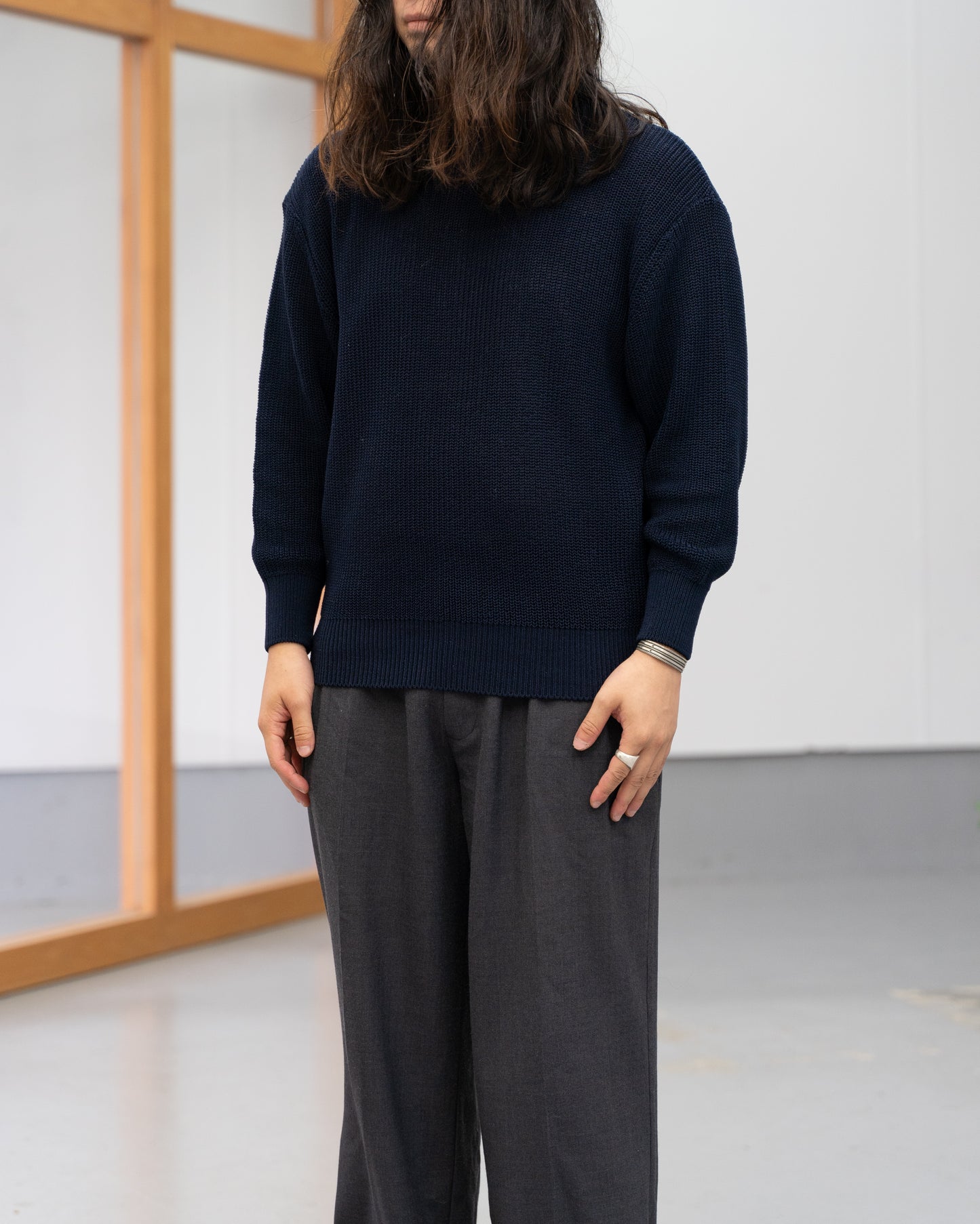 COTTON STANDARD KNIT - NAVY